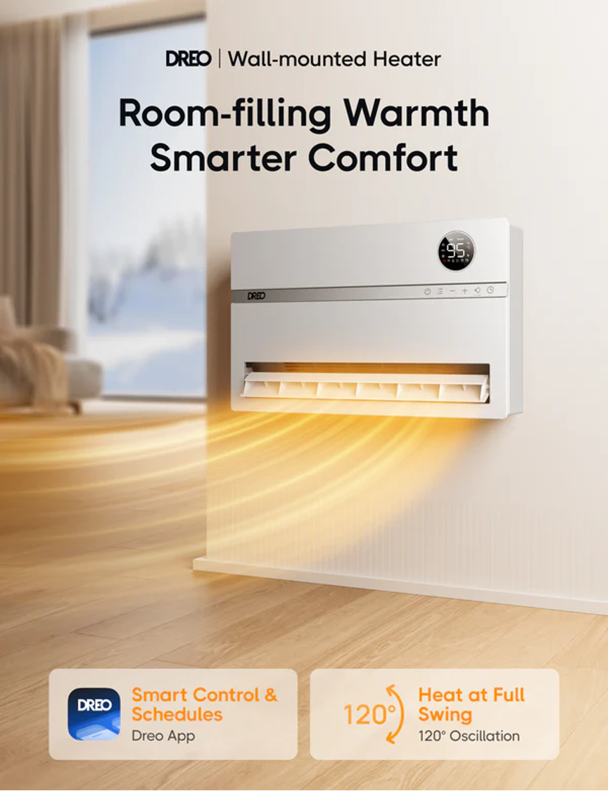 Employ DREO's Low Energy Heaters for Comfort and Efficiency
