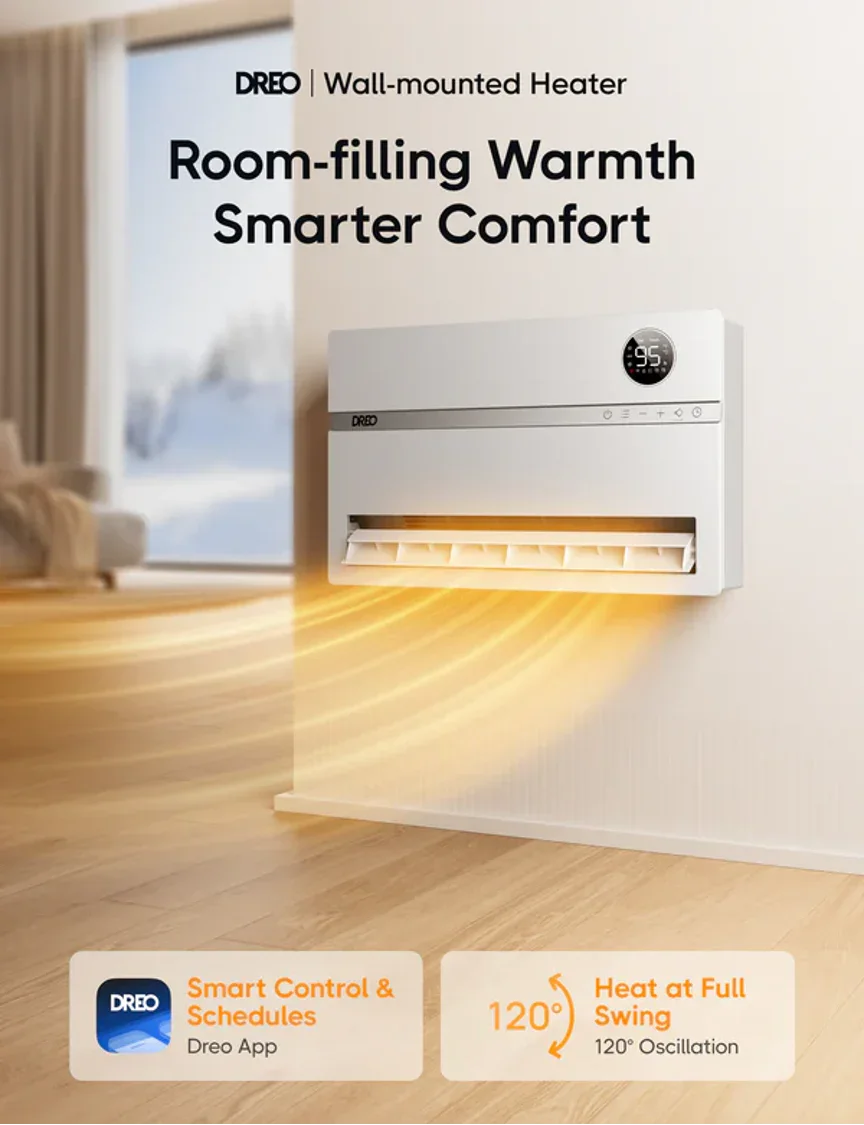 Employ DREO's Low Energy Heaters for Comfort and Efficiency