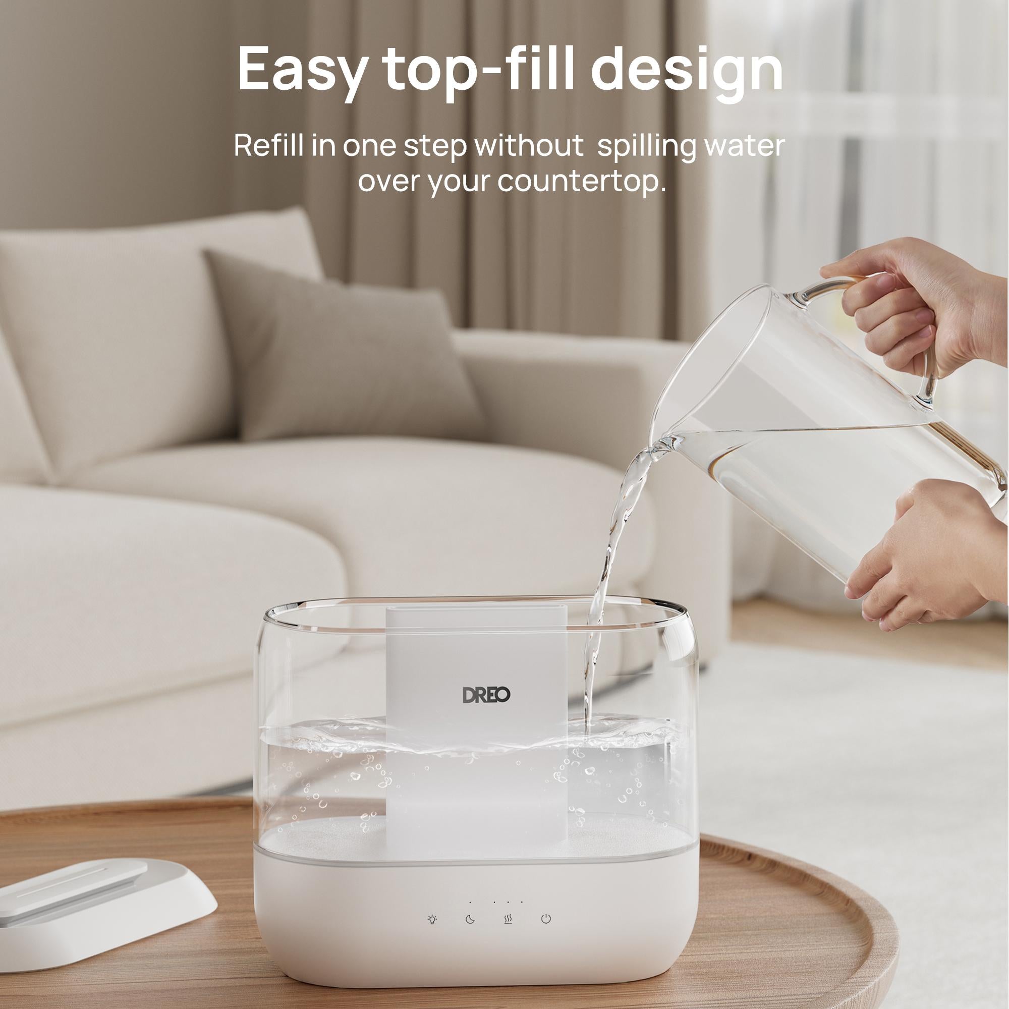 Easy top-fill design