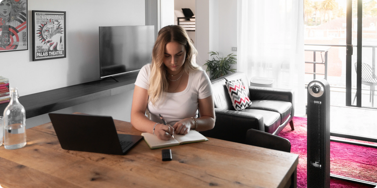 Tower fans  enhance comfort