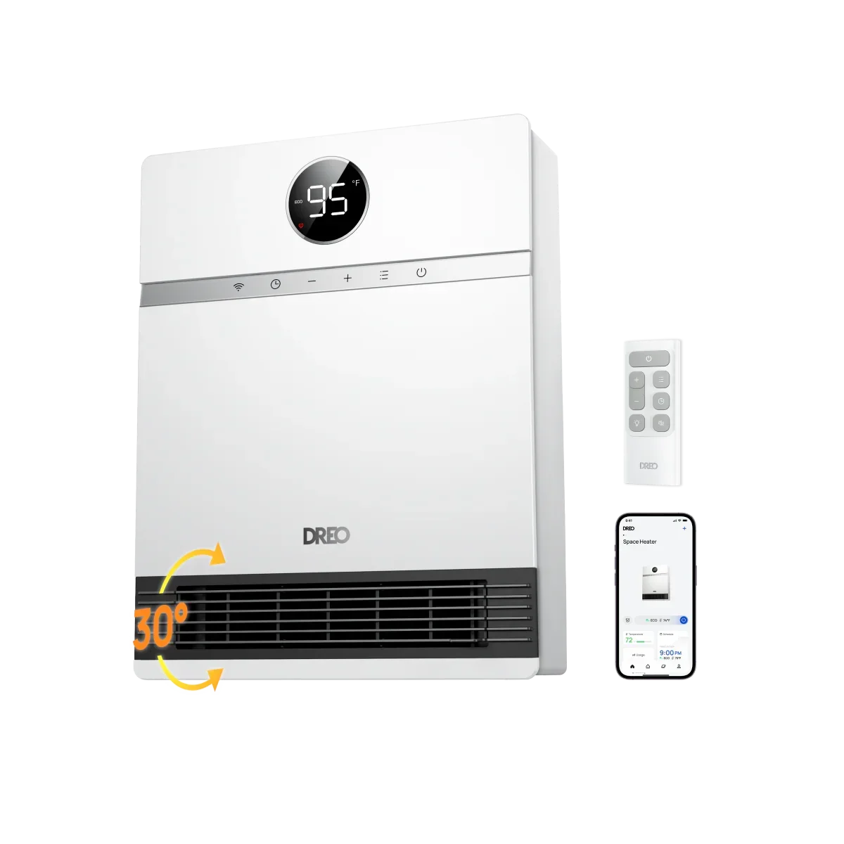 Smart Wall-mounted Heater WH517S - DREO