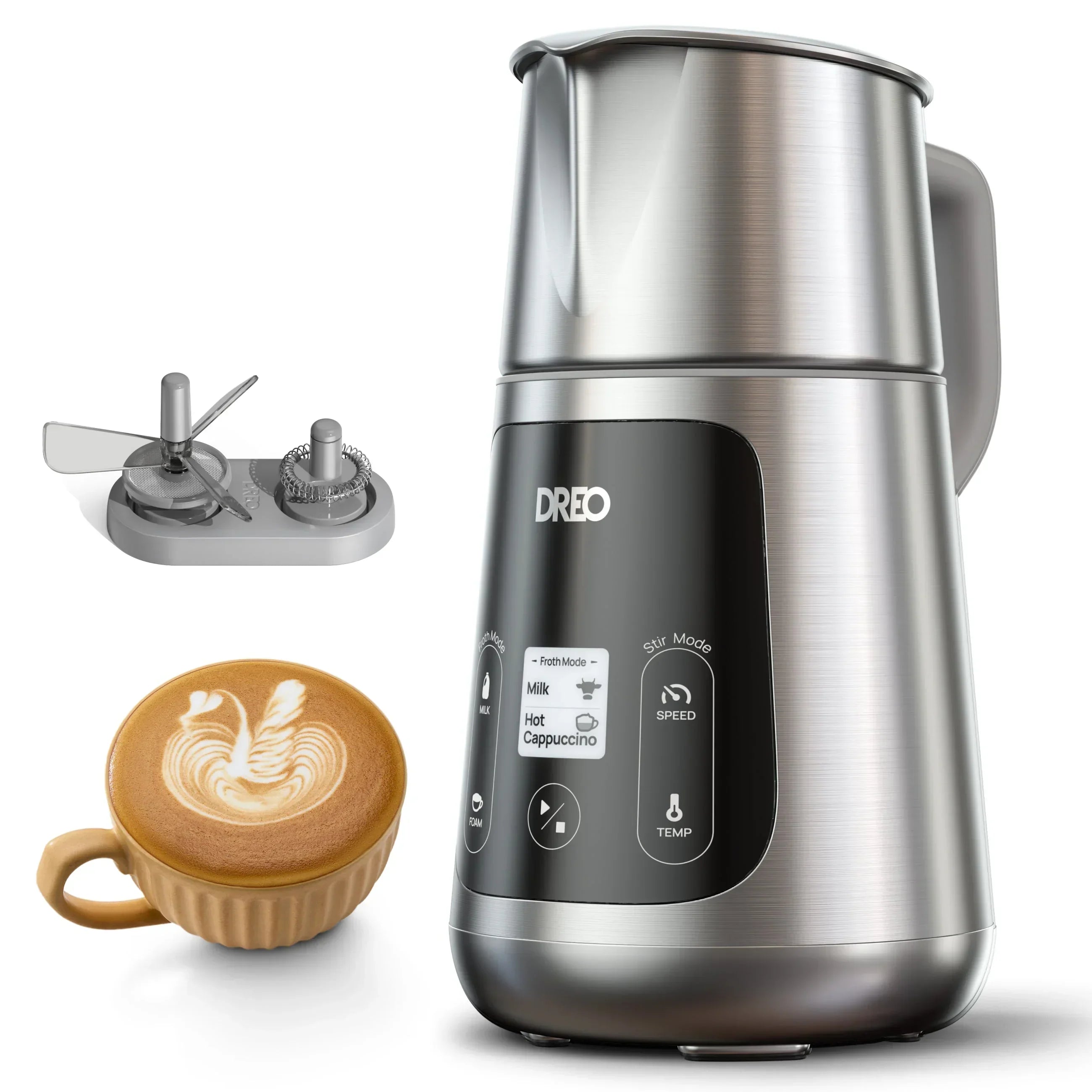 BaristaMaker Milk Frother-CA - DREO