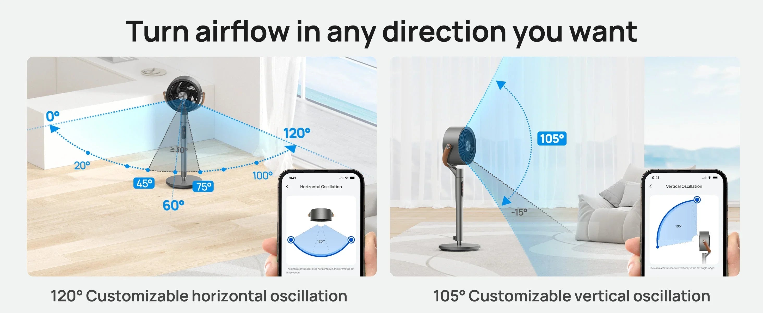 Turn airflow in any direction you want