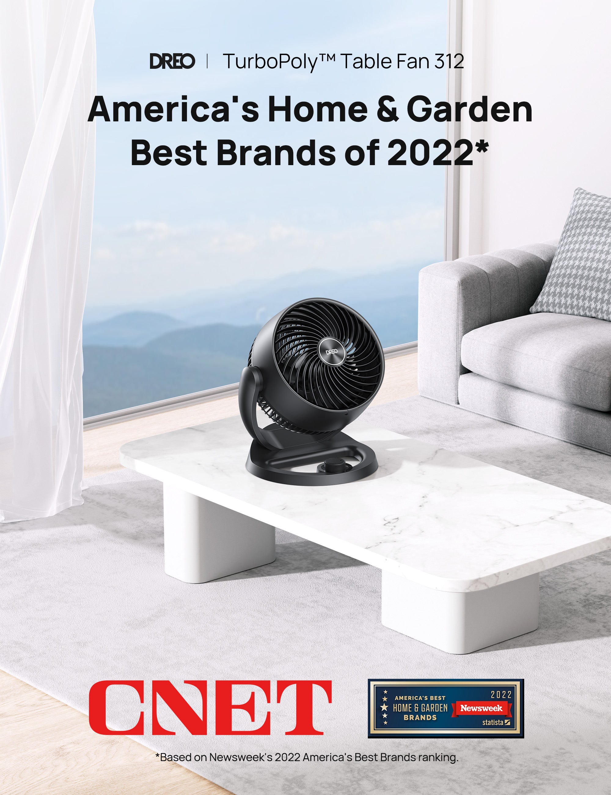 TurboPoly Table Fan 312