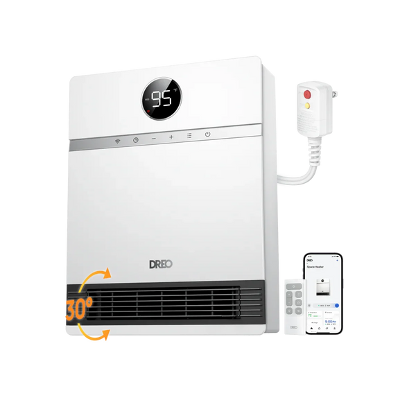 Smart Wall-mounted Heater WH517AS with ALCI Plug - DREO