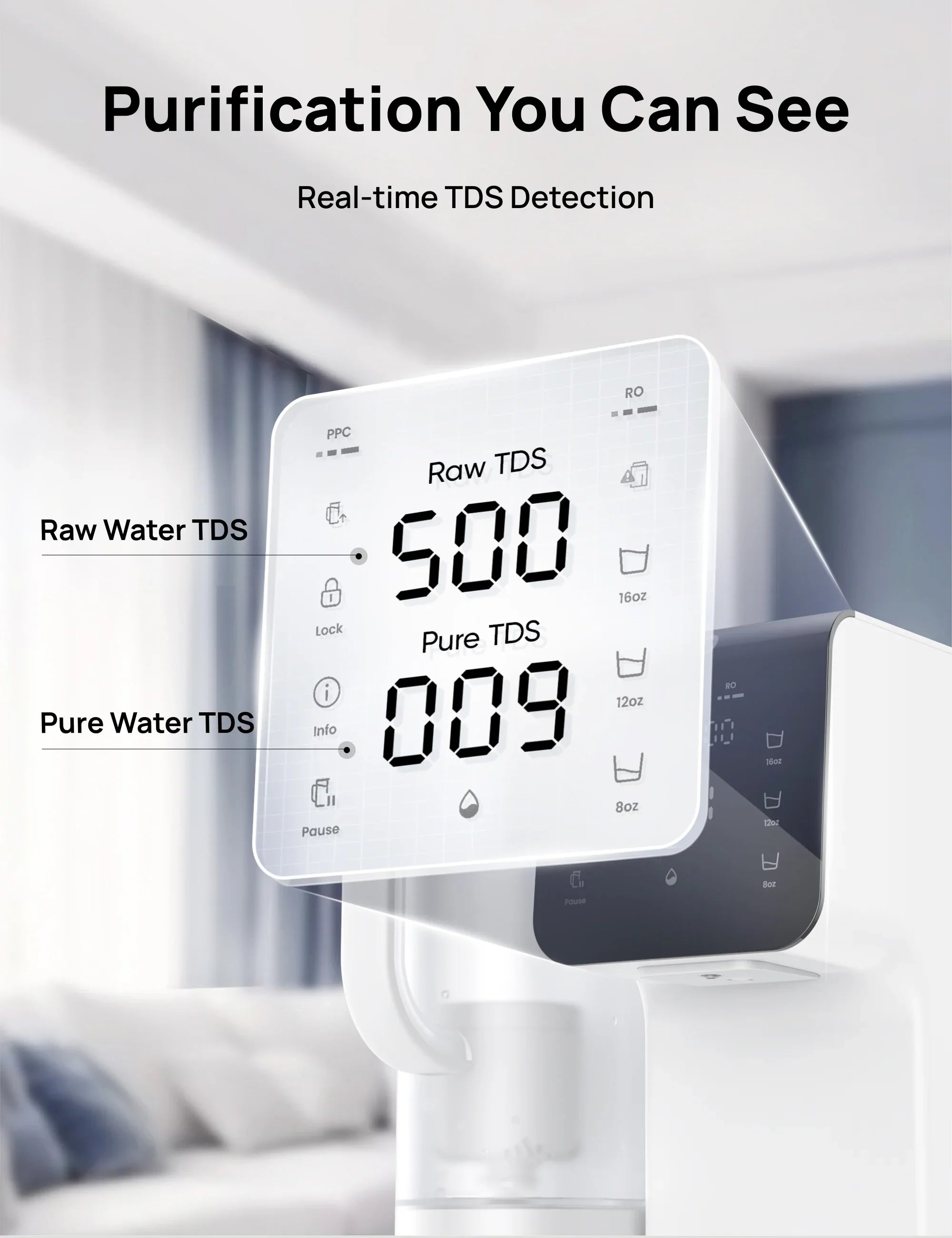 RO Countertop Water Filter WF511 - DREO