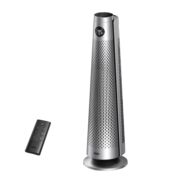 Silver DREO Tower Heater 718