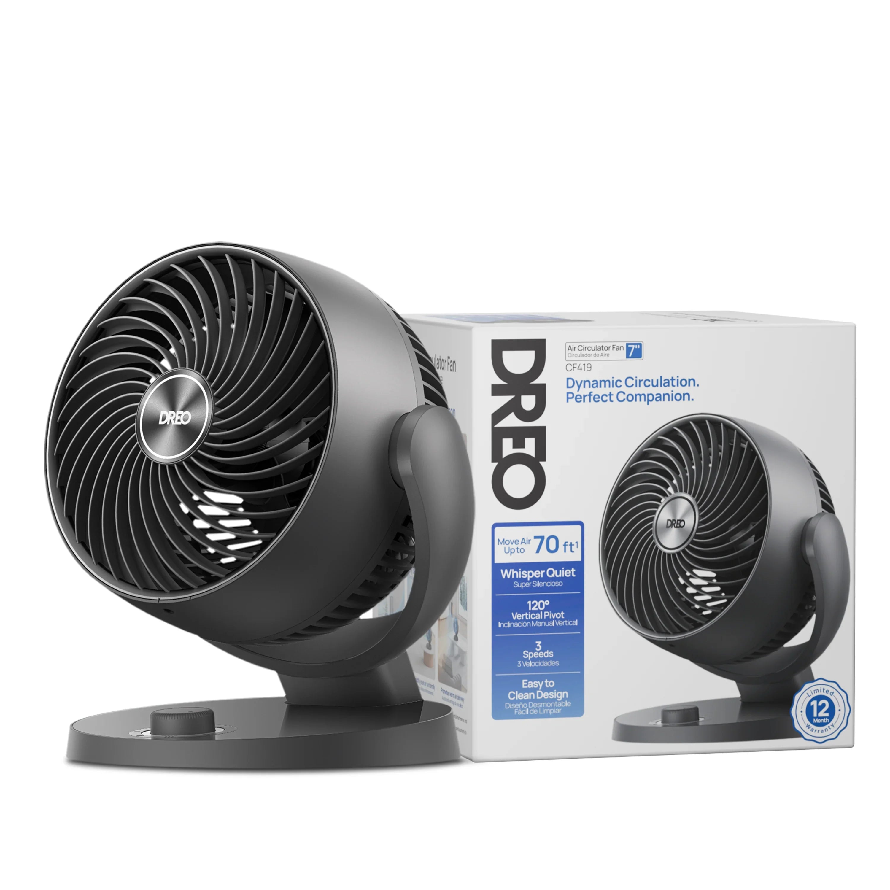 TurboPoly™ Table Fan 419 - DREO