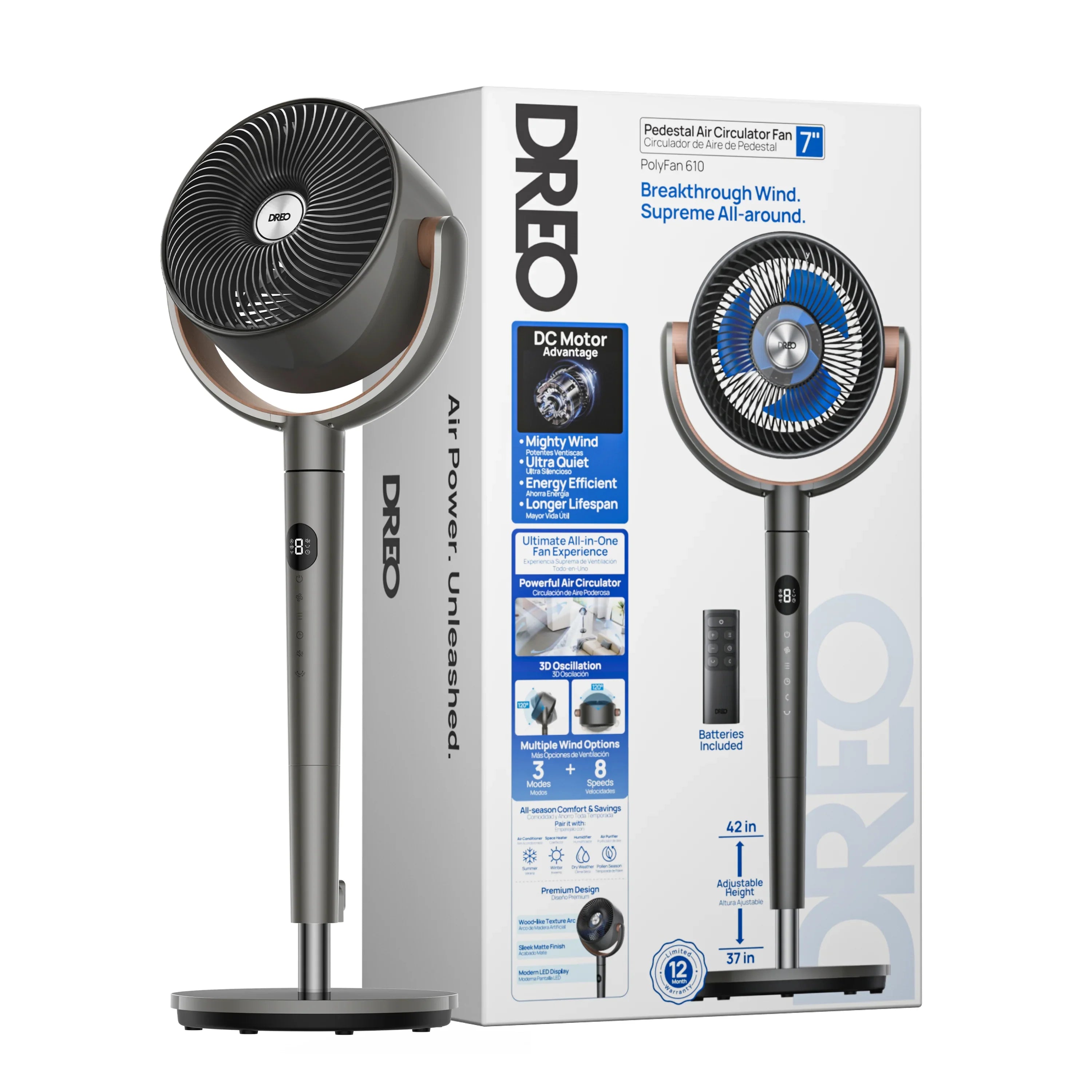 TurboPoly™ Fan 610 - DREO