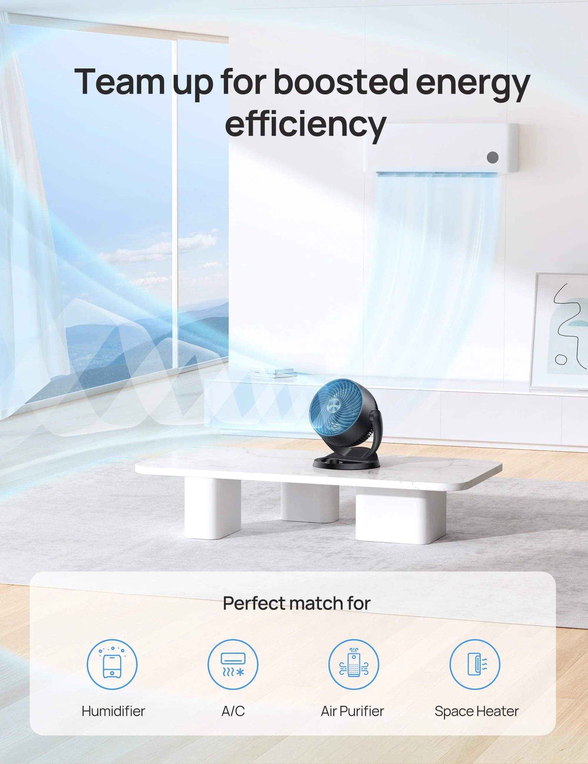 TurboPoly™ Table Fan 312 & TurboPoly™ Fan 704S