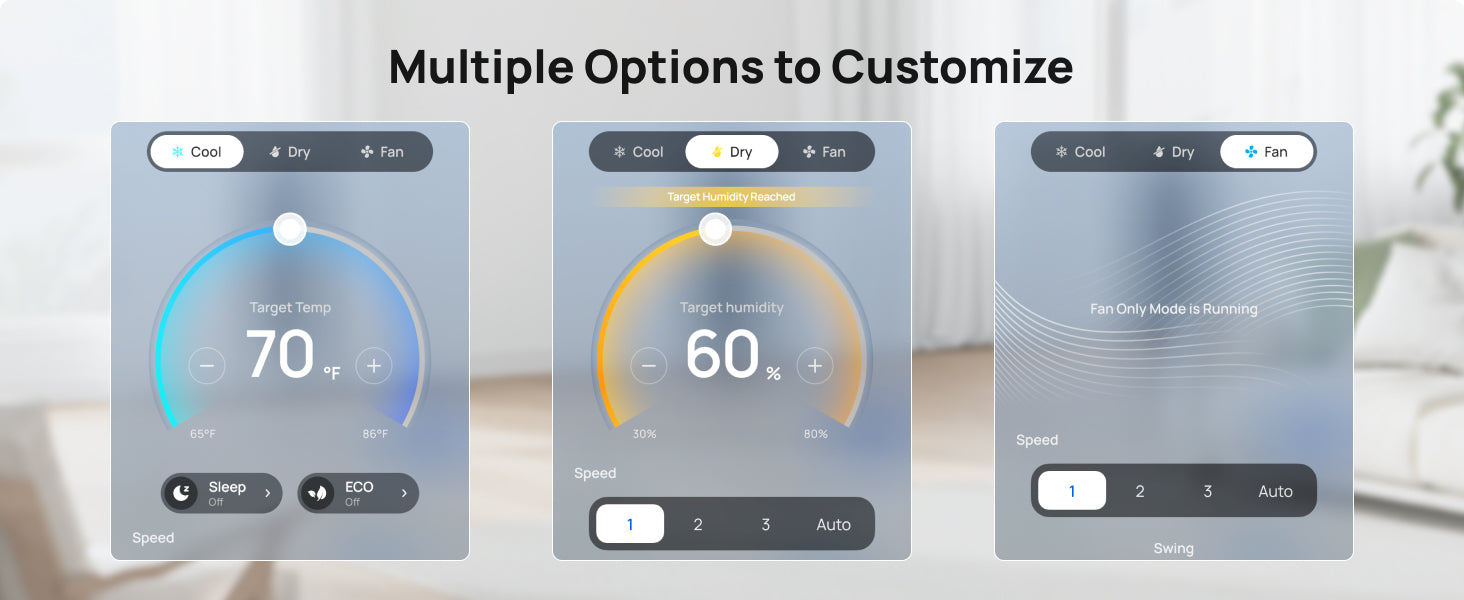 Multiple Options to Customize