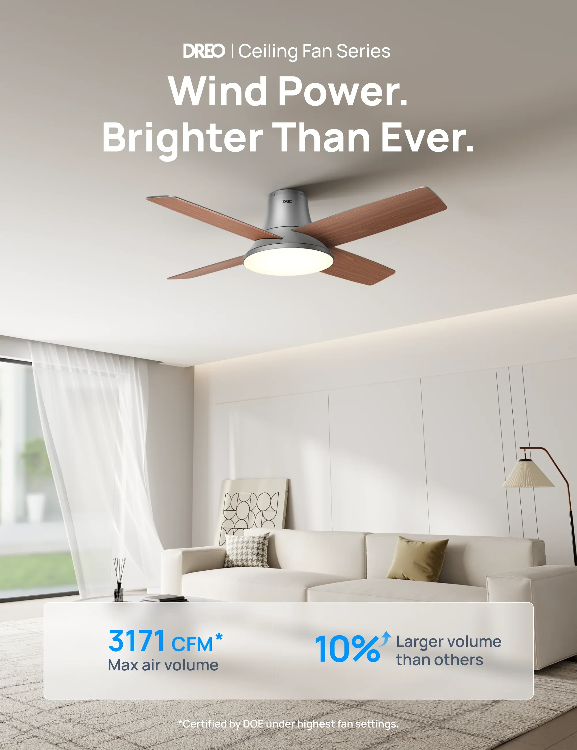 Smart Ceiling Fan CLF513S - DREO