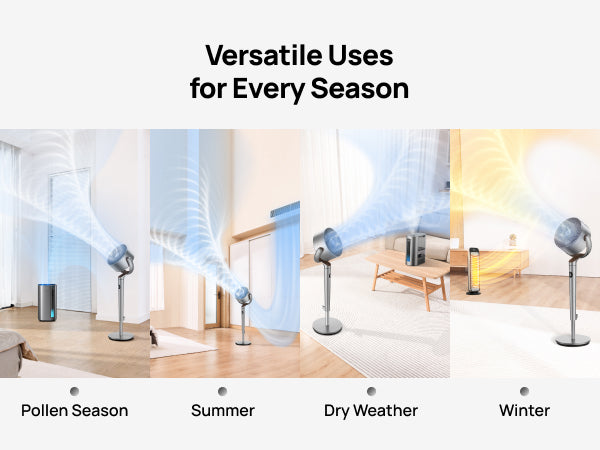 Fan used in different settings