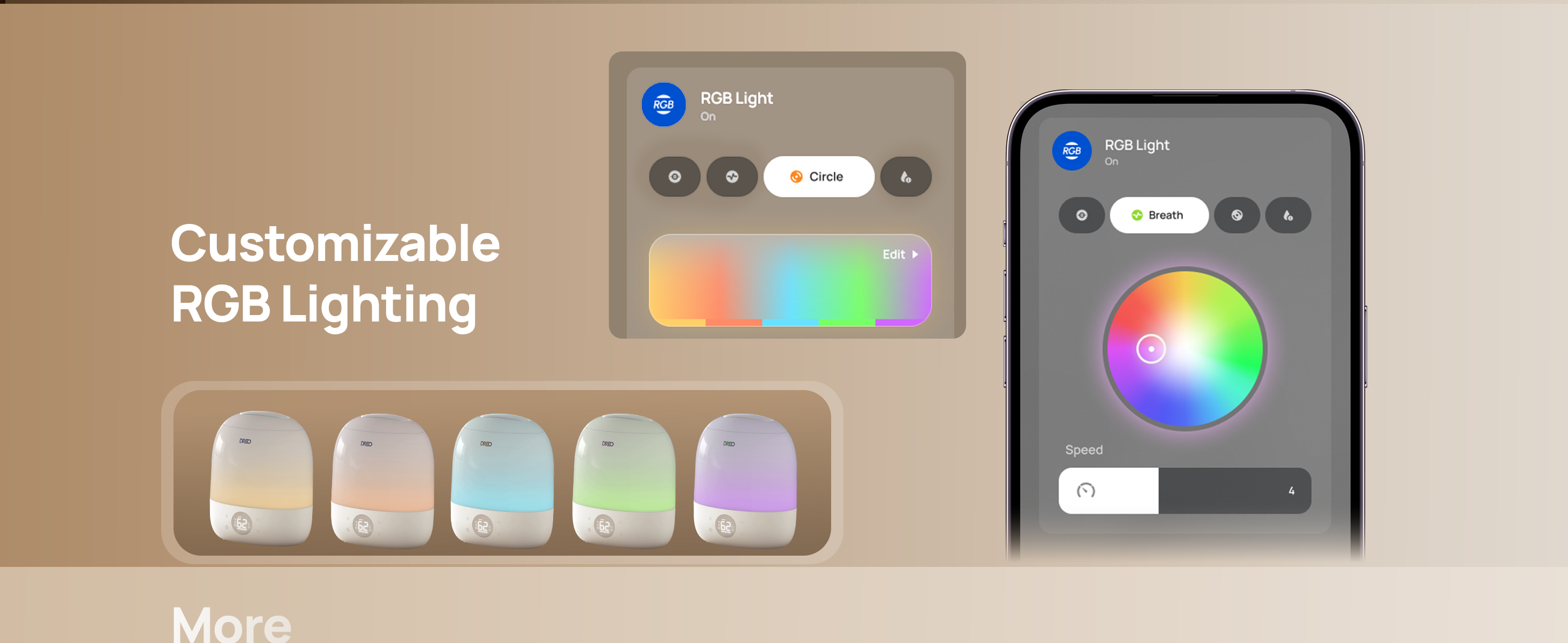 Customizable
RGB Lighting