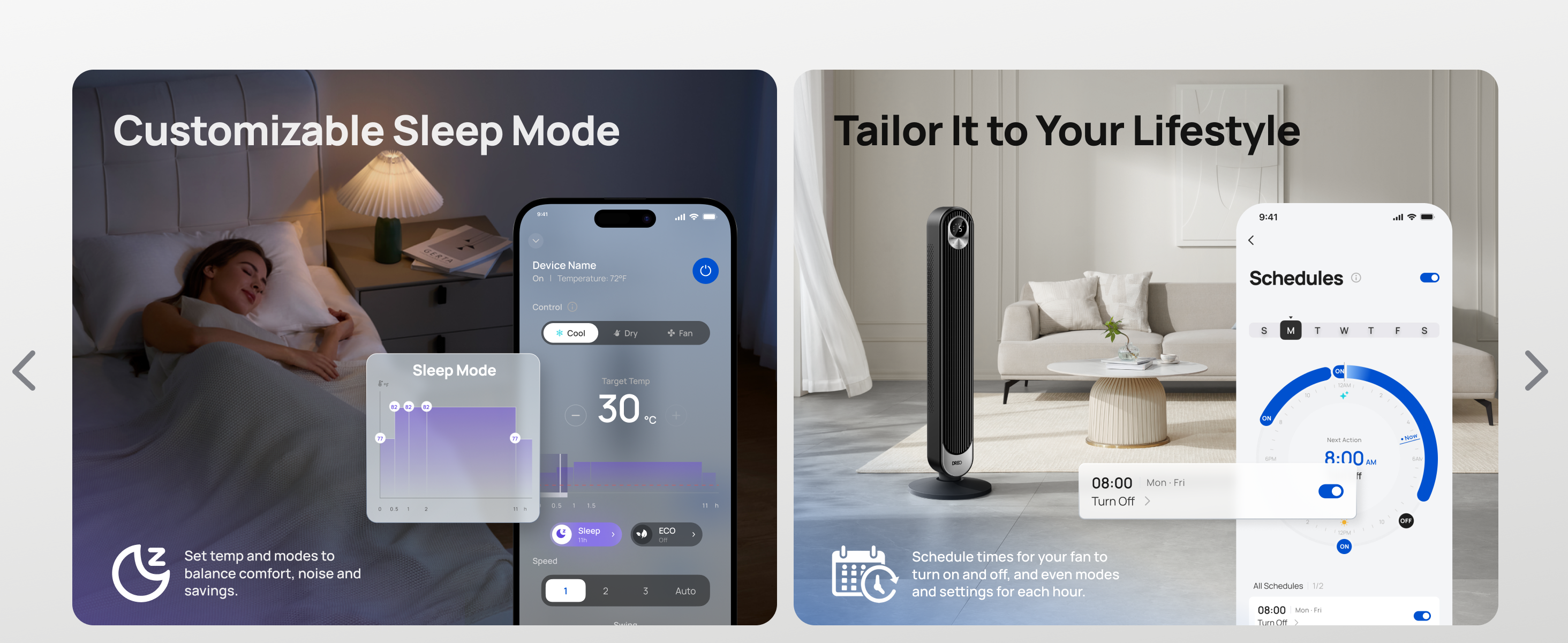 Customizable Sleep Mode