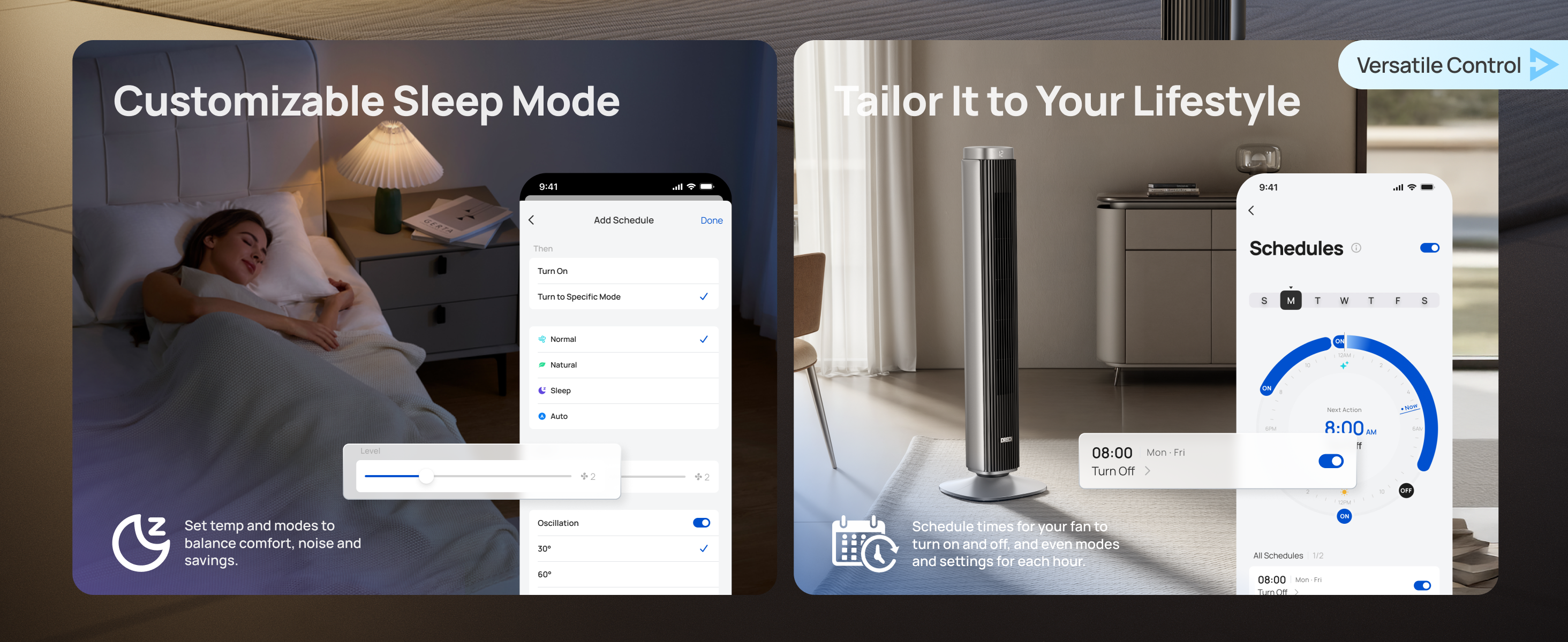 Customizable Sleep Mode