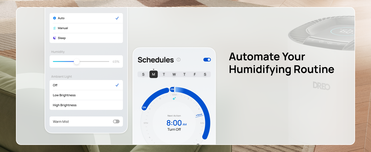 Automate Your
Humidifying Routine
