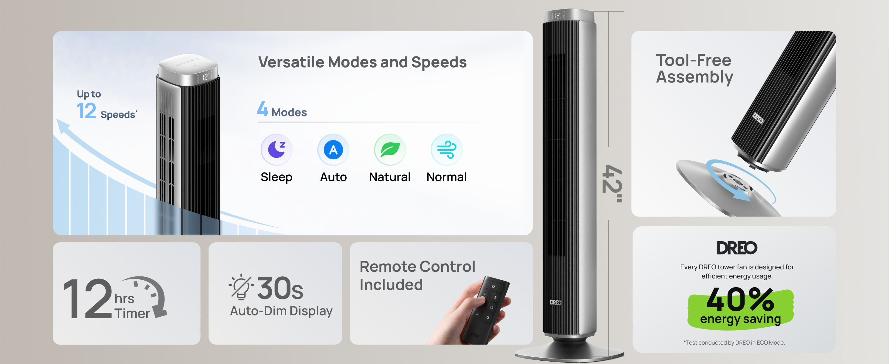 Versatile Modes and Speeds