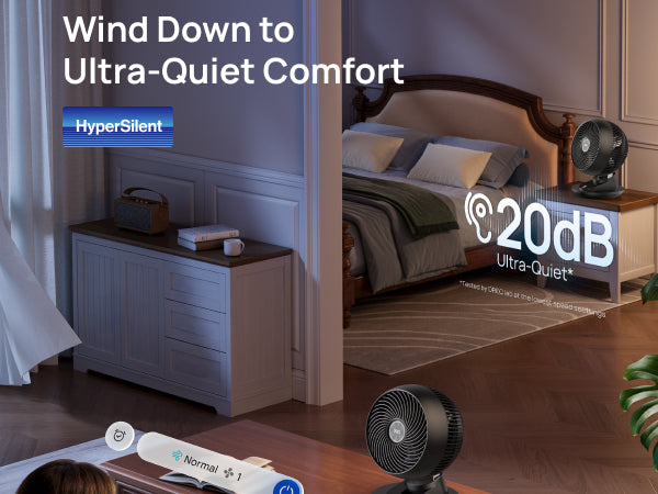 Wind Down to
Ultra-Quiet Comfort