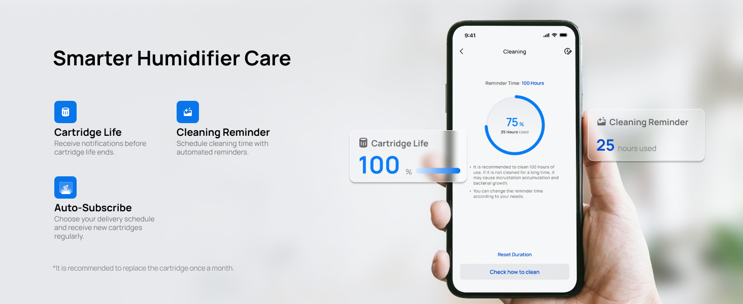 Smarter Humidifier Care