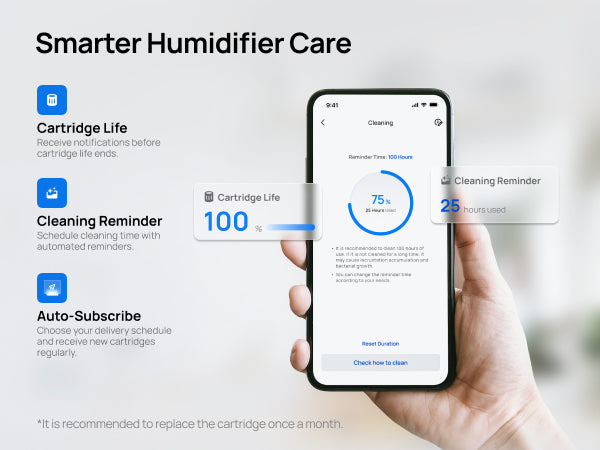 Smarter Humidifier Care
