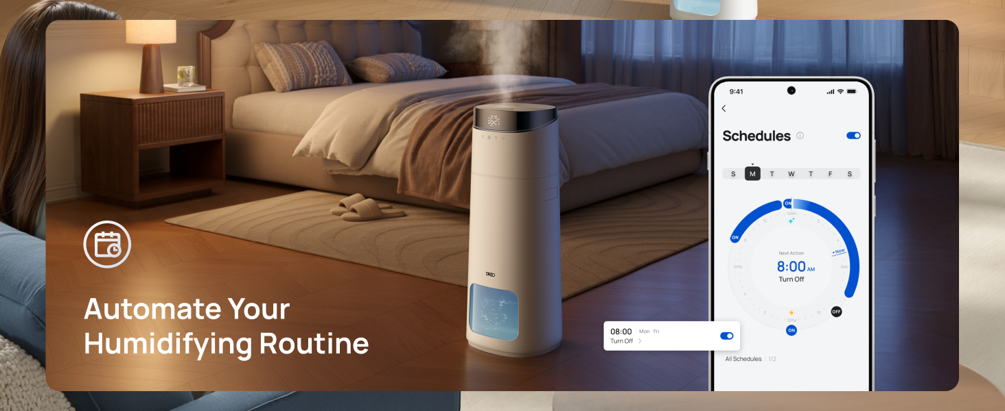 Automate Your
Humidifying Routine