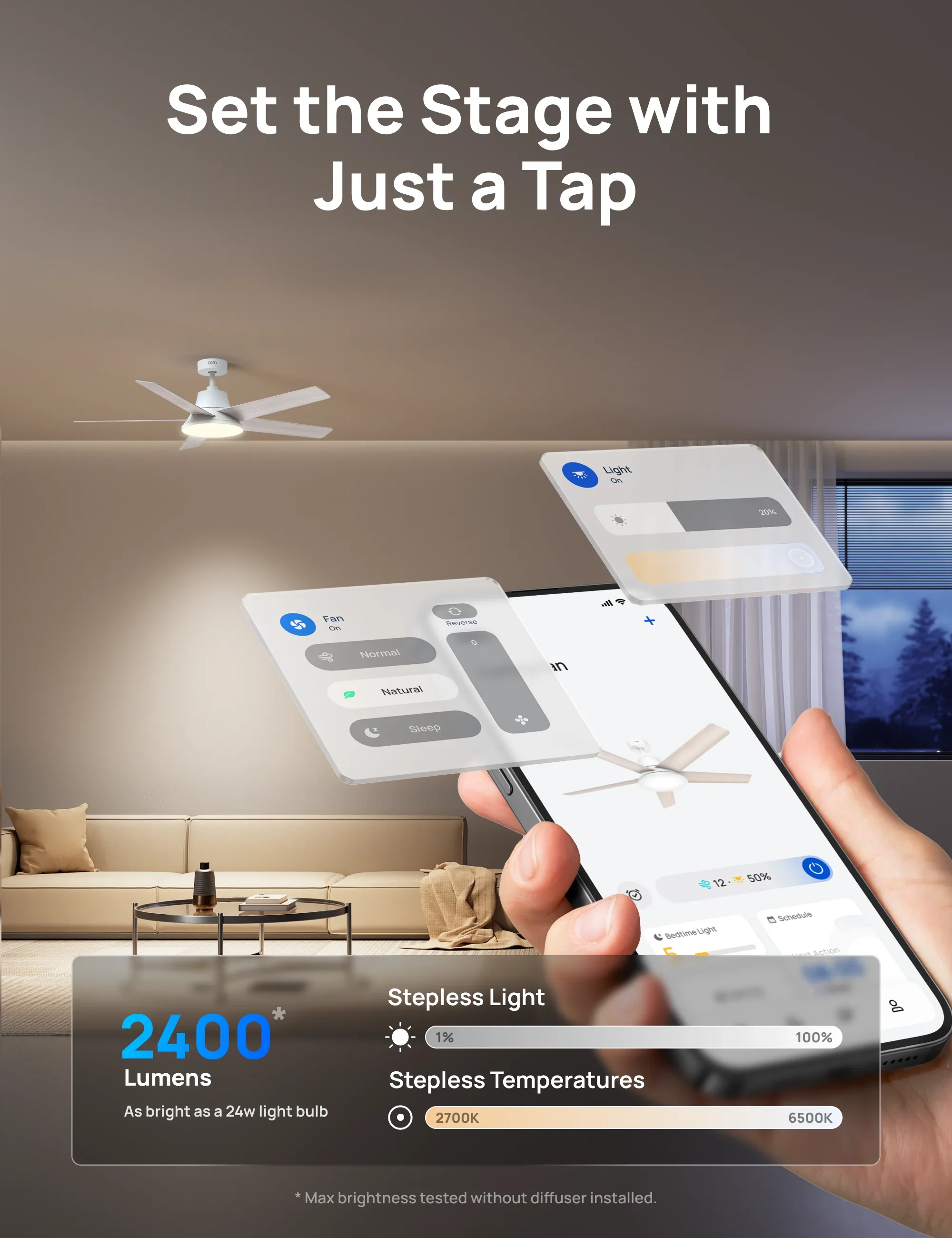 Smart Ceiling Fan CLF521S - DREO