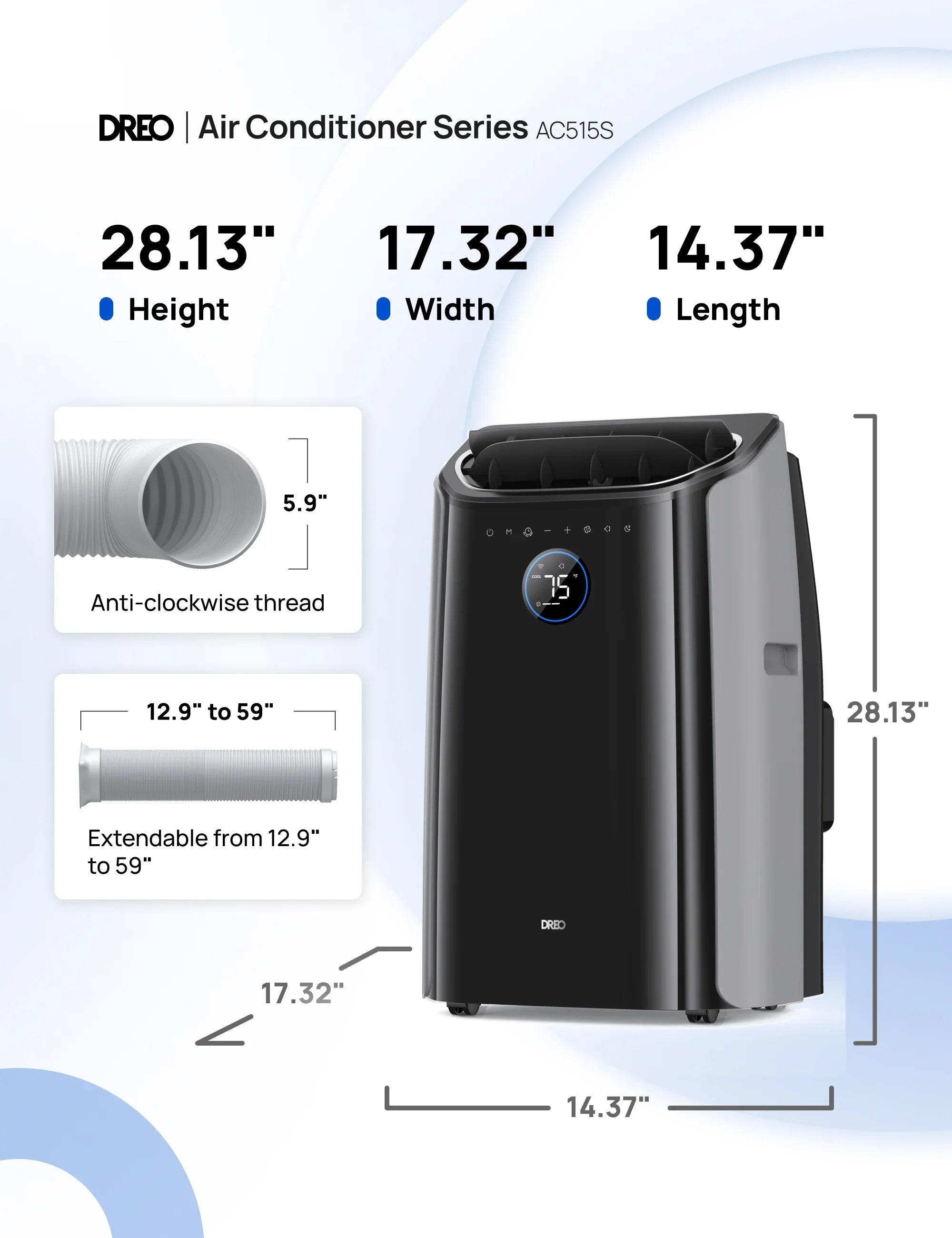 Smart Air Conditioner AC515S (New) - DREO