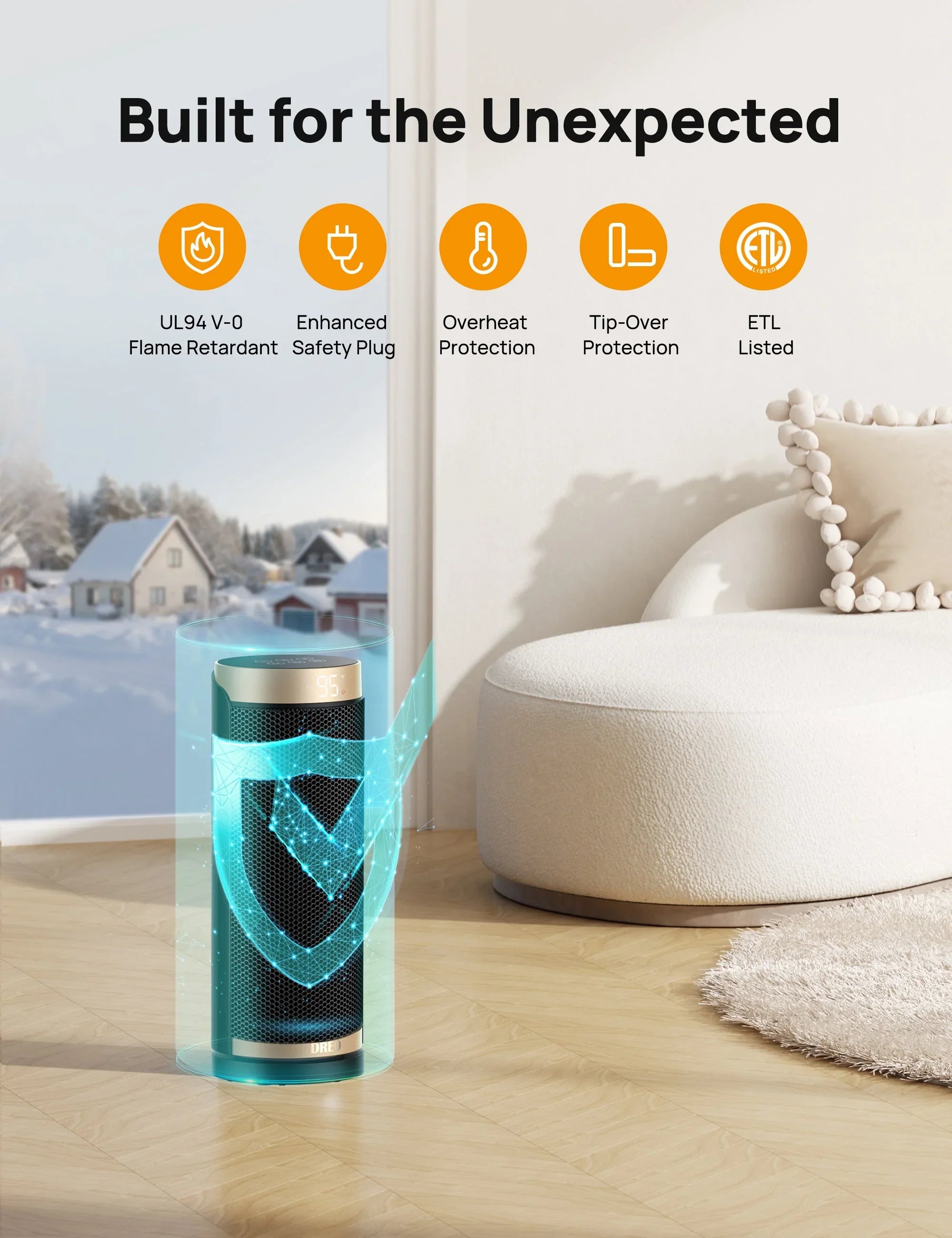 Space Heater Solaris Slim H3 - DREO