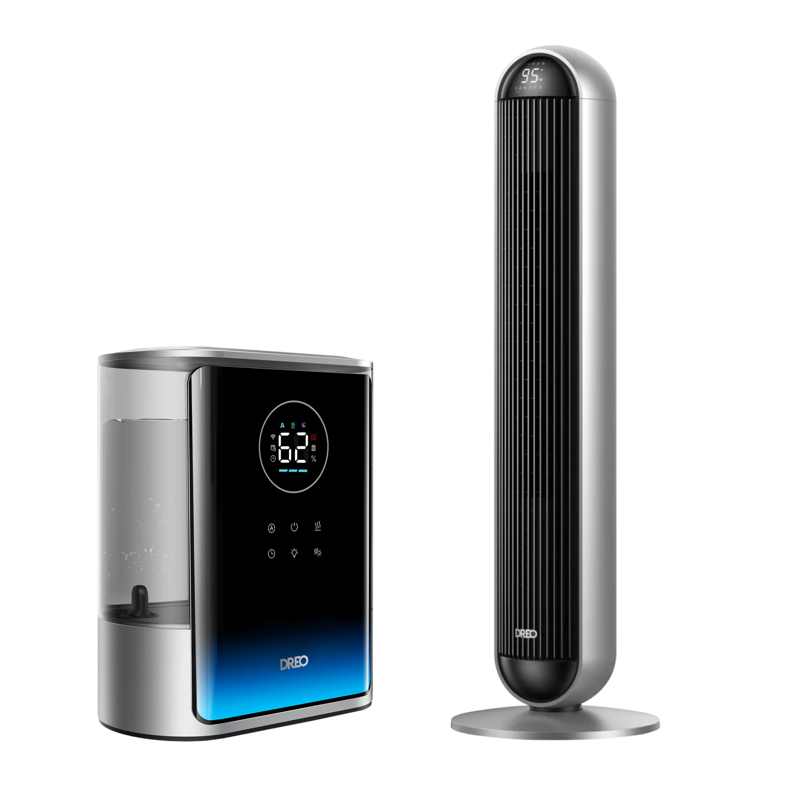 2-in-1 Tower Fan & Heater 706 & Smart Humidifier 717S 8L