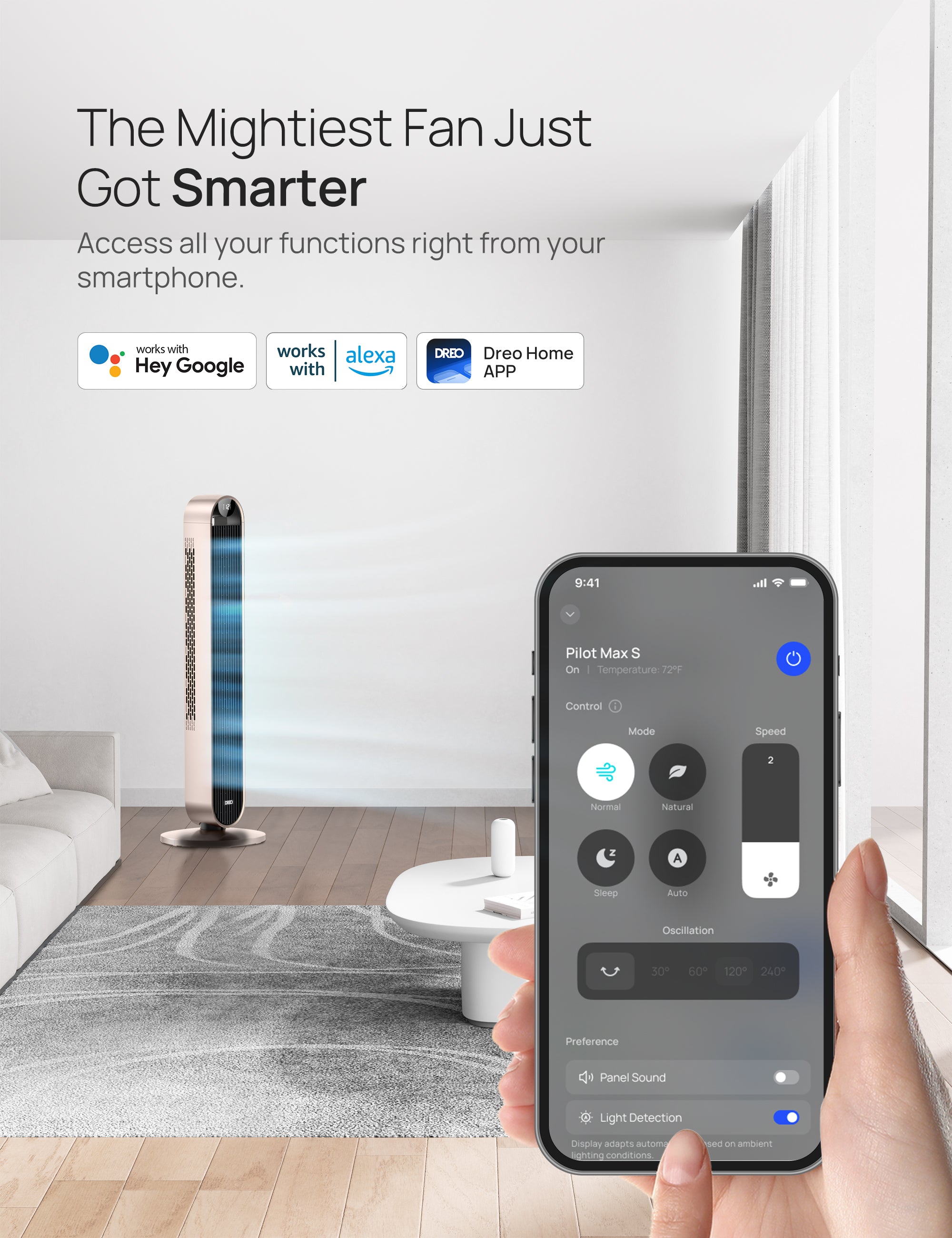 Smart Tower Fan Pilot Max S