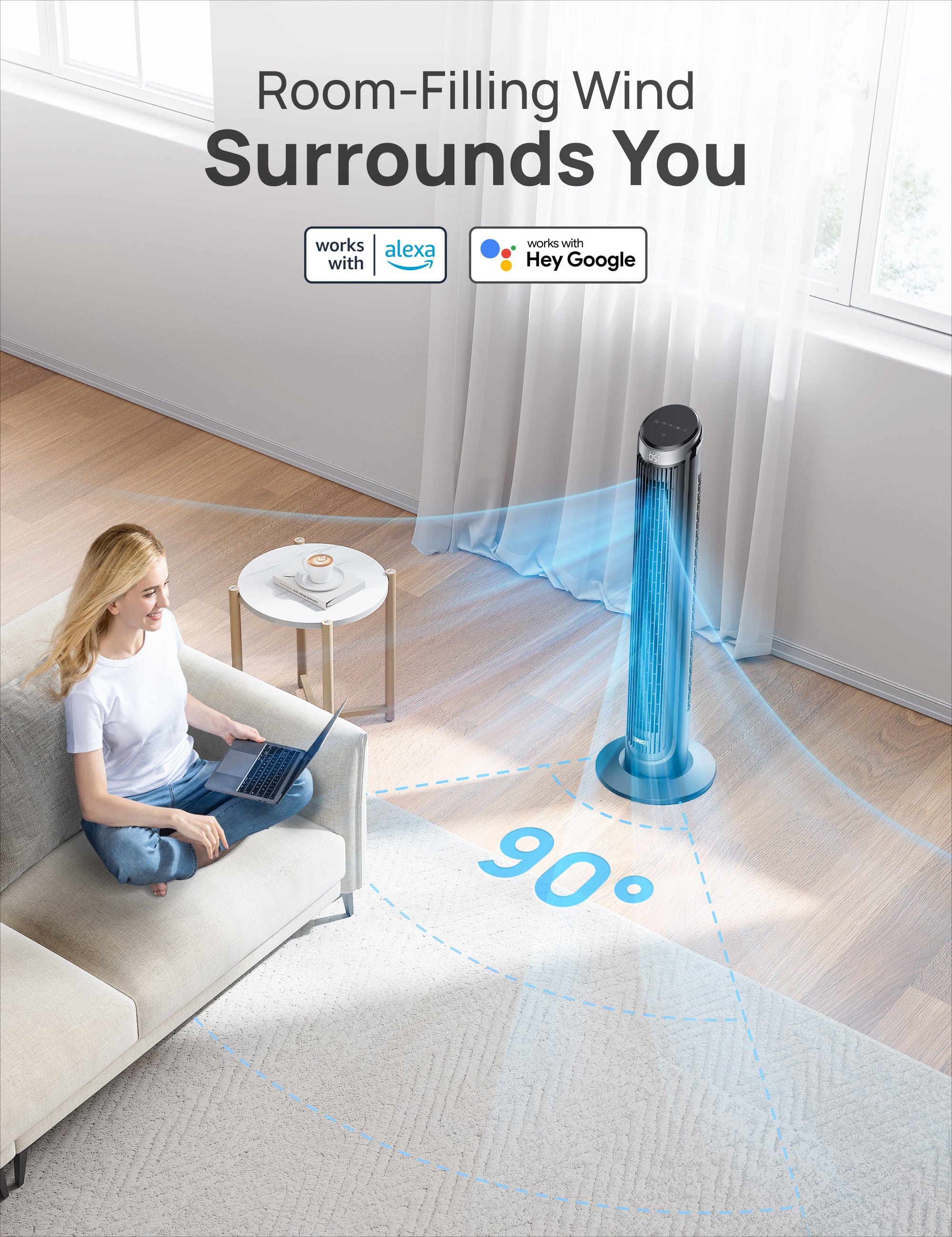 Smart Tower Fan Cruiser Pro T3S