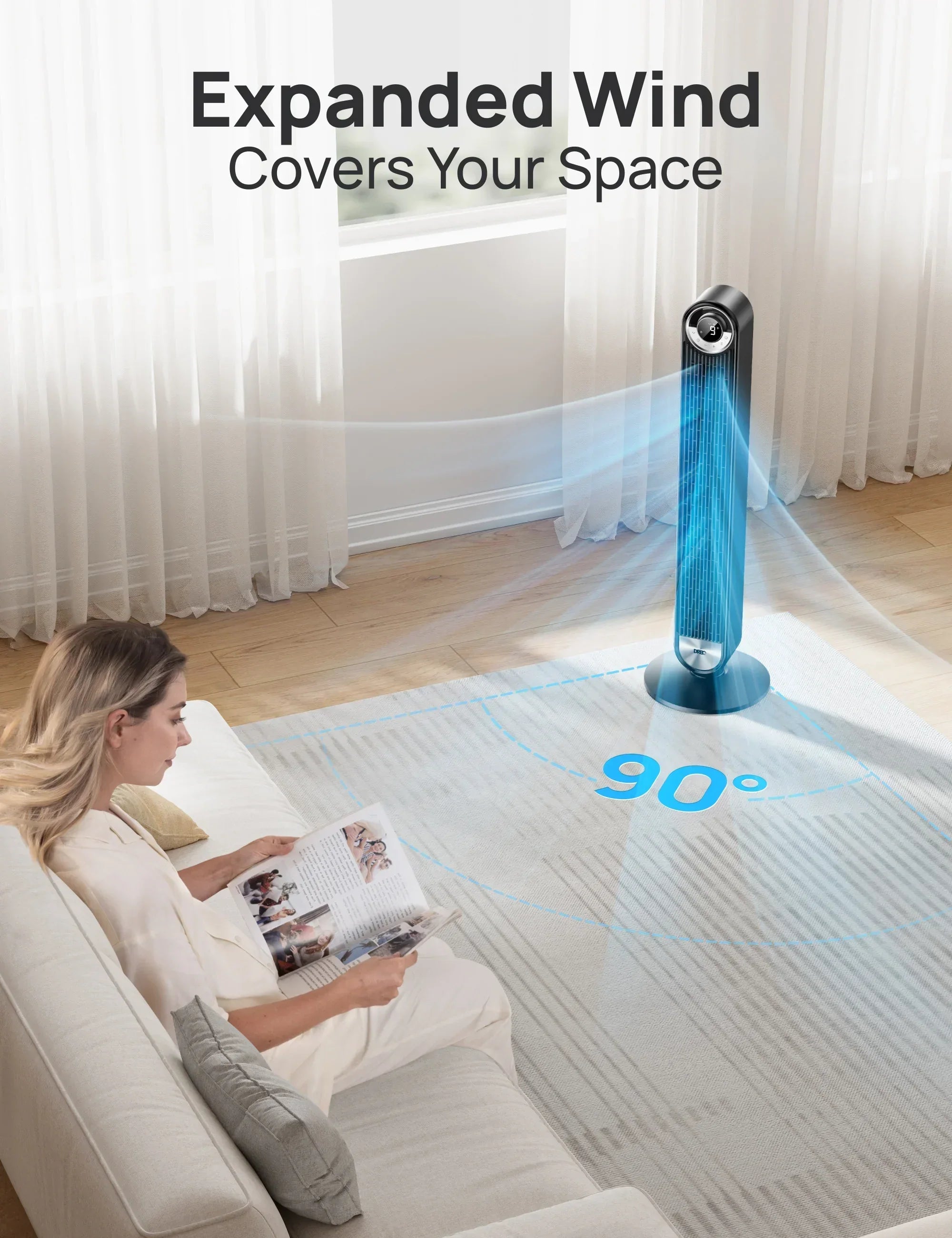 TurboPoly™ Table Fan 511S & Tower Fan 519