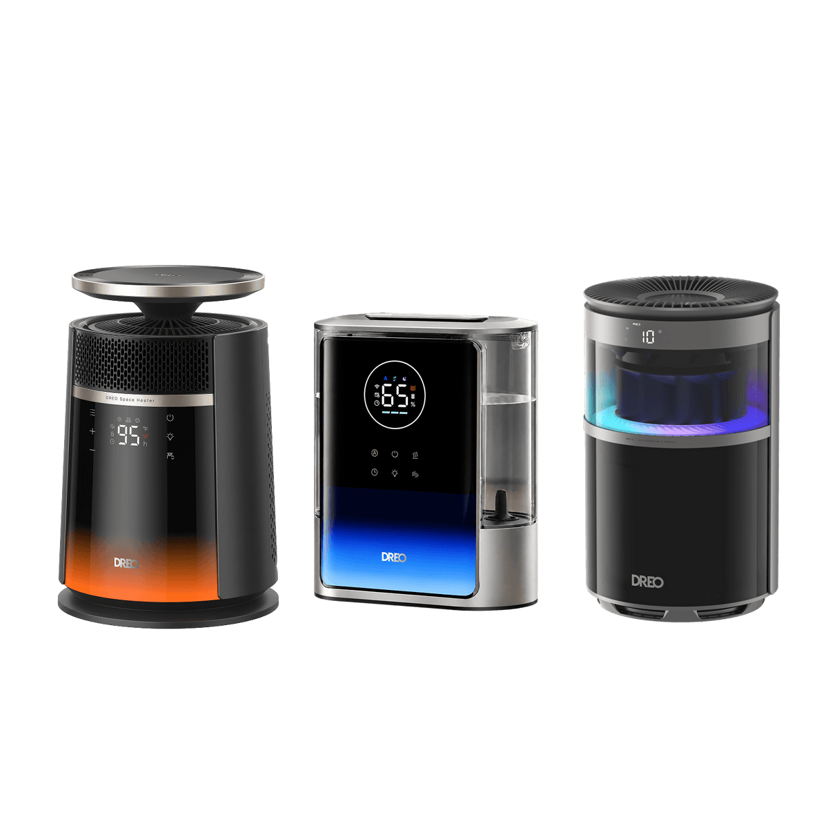 Air Purifier 530S+Whole-Room Heater 720+Smart Humidifier 717S 8L