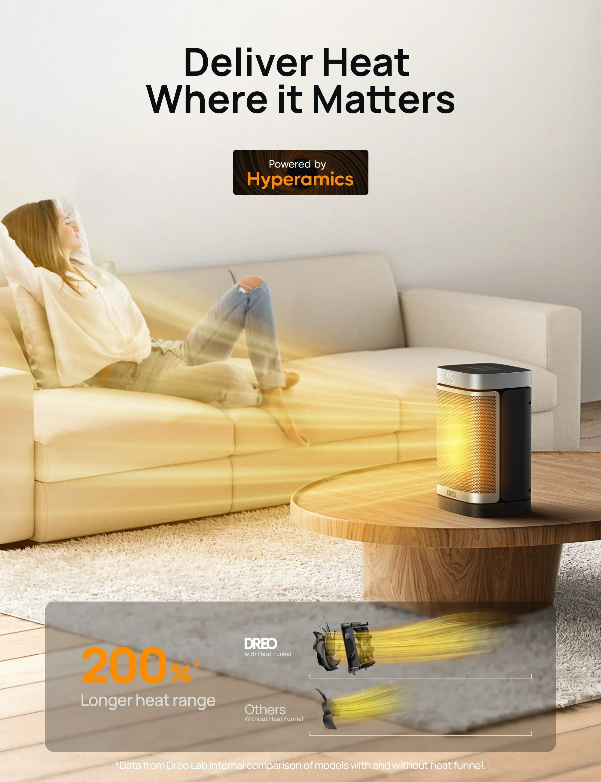 Smart Tower Fan Pilot Max S & Space Heater Atom One - DREO