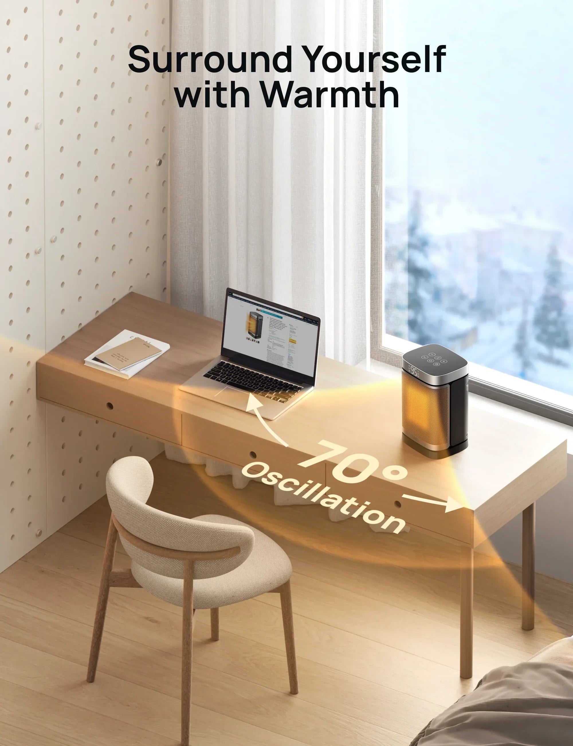 Smart Tower Fan Pilot Max S & Space Heater Atom One - DREO