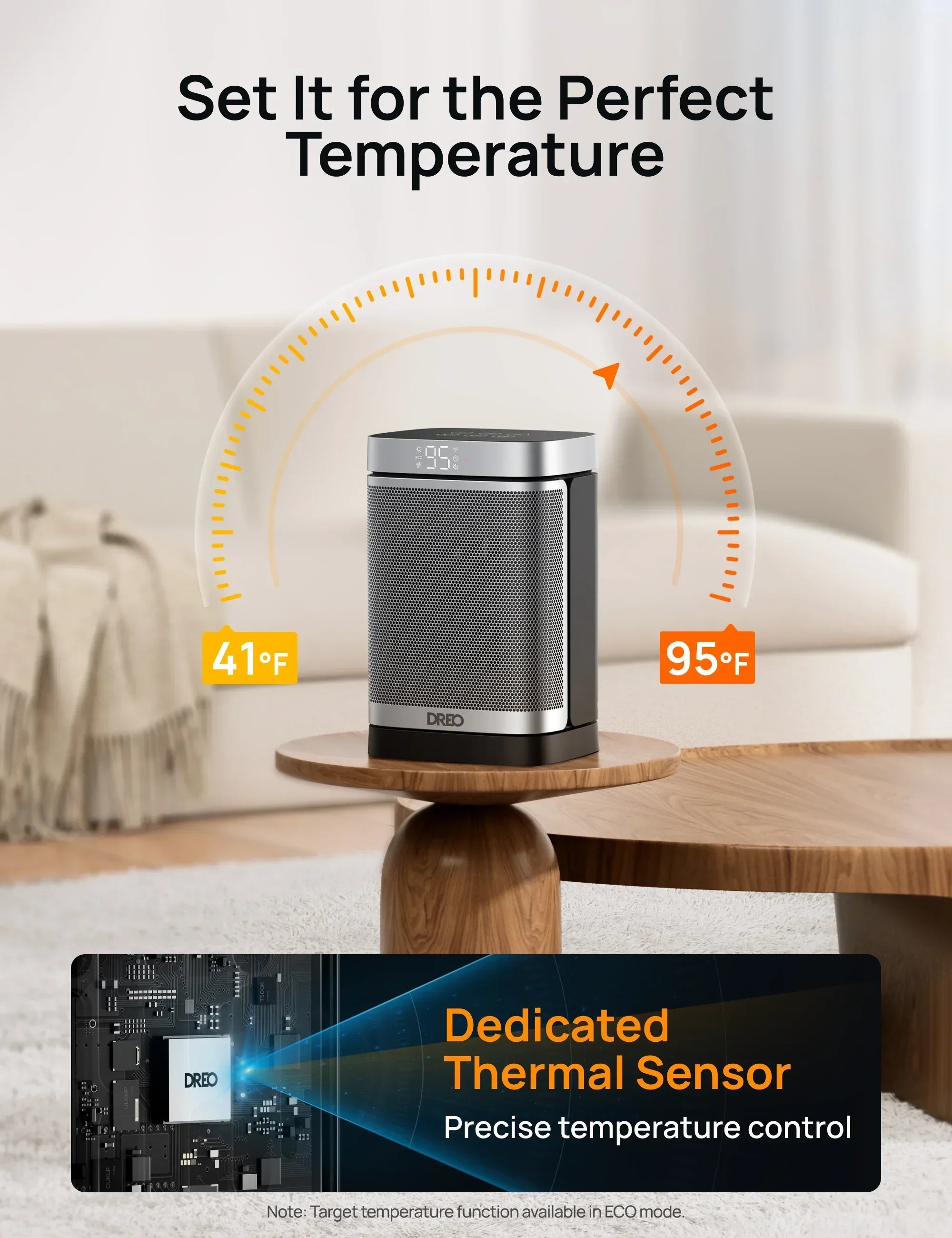 Smart Tower Fan Pilot Max S & Space Heater Atom One - DREO