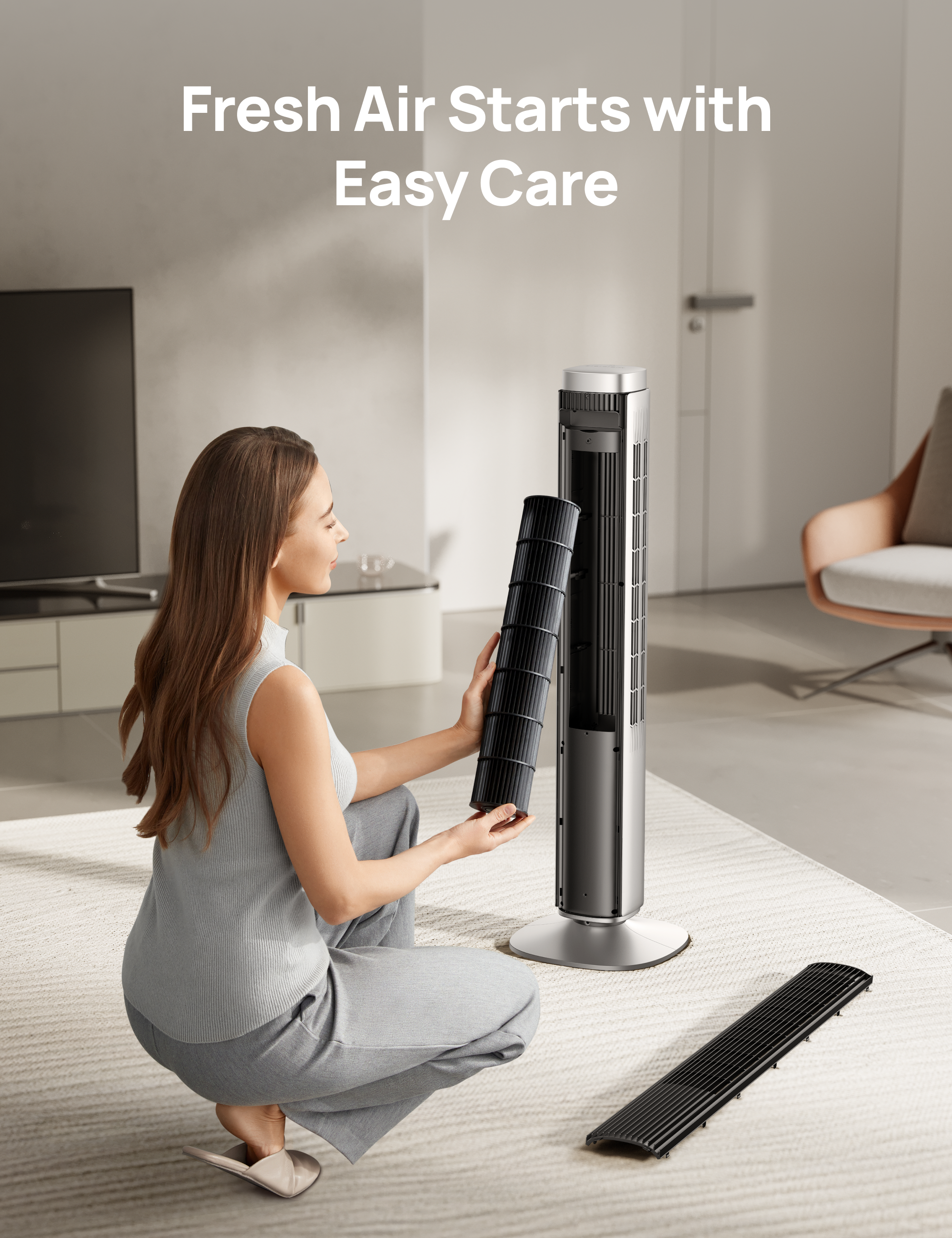 Smart Tower Fan Pilot Pro S