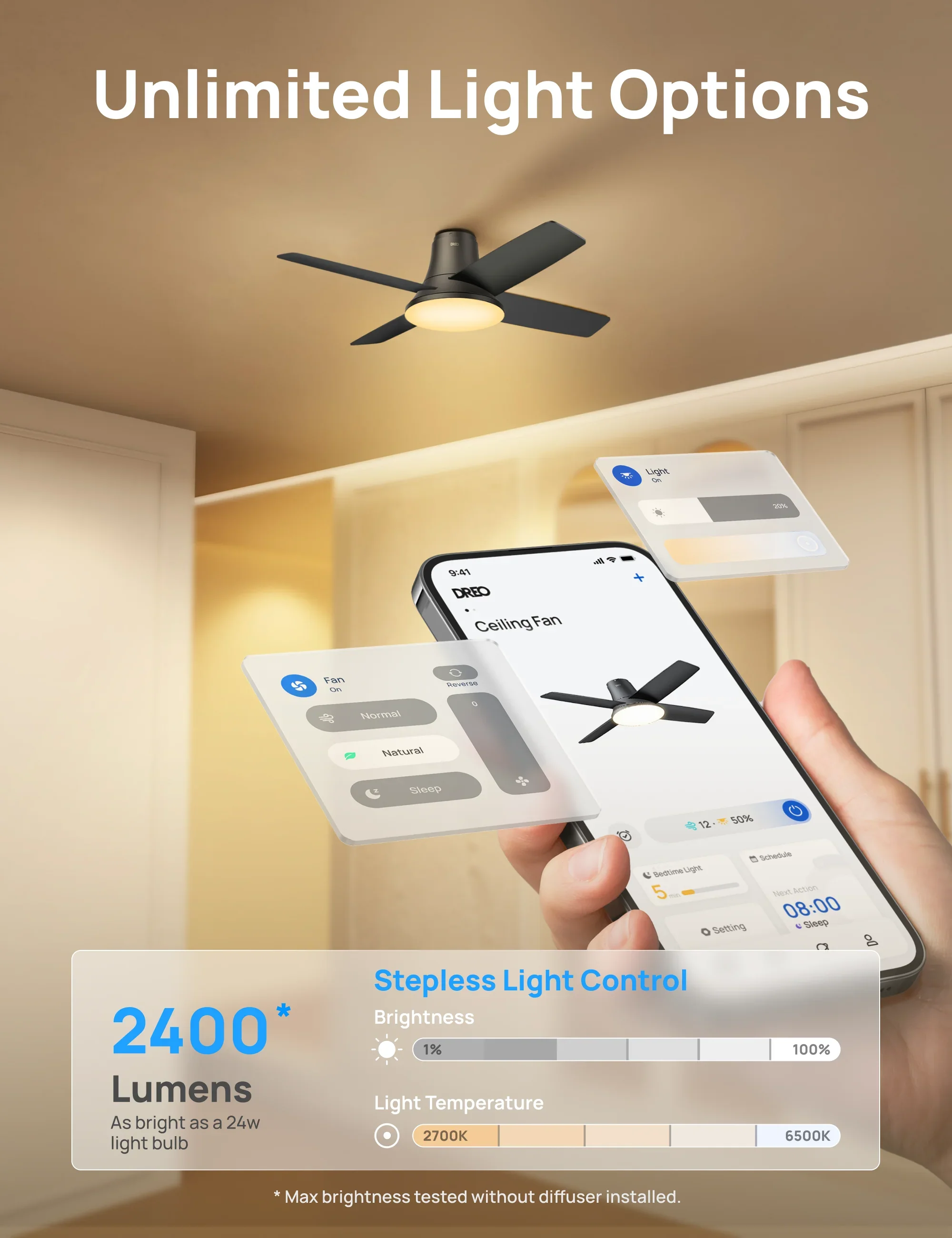 Smart Ceiling Fan CLF513S - DREO