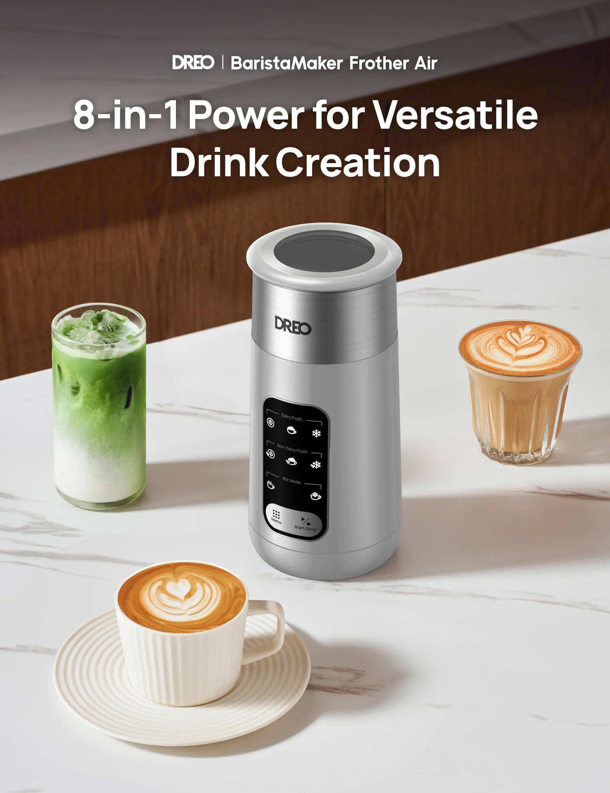 BaristaMaker Milk Frother Air - DREO