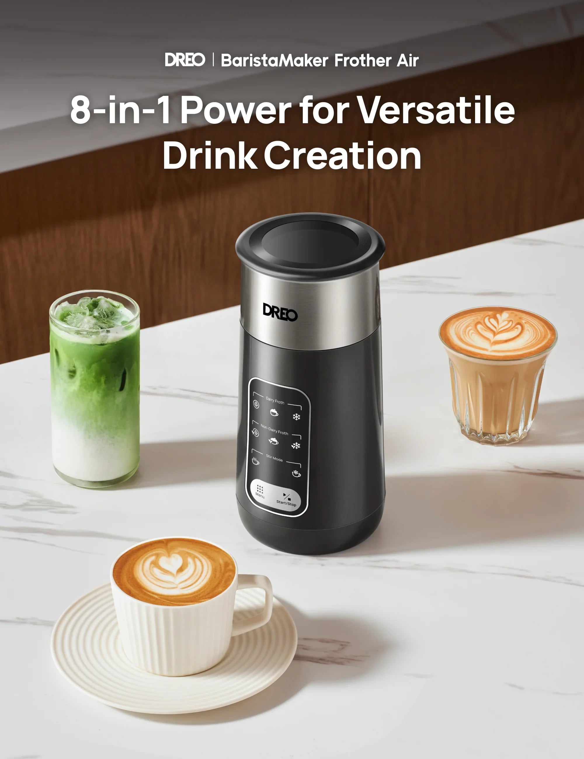 BaristaMaker Milk Frother Air - DREO