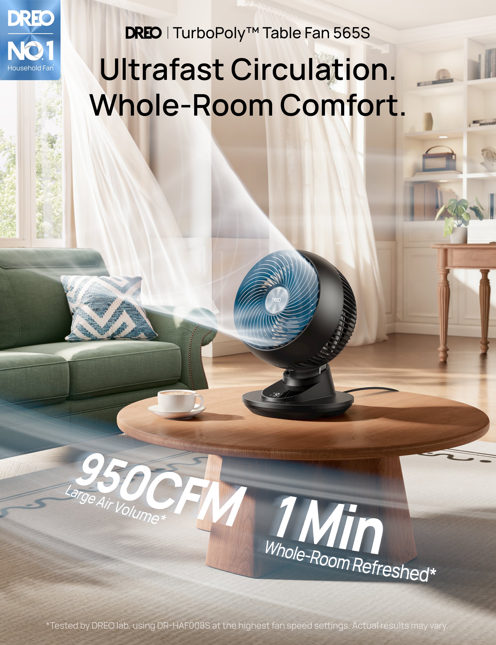 TurboPoly™ Table Fan 565S