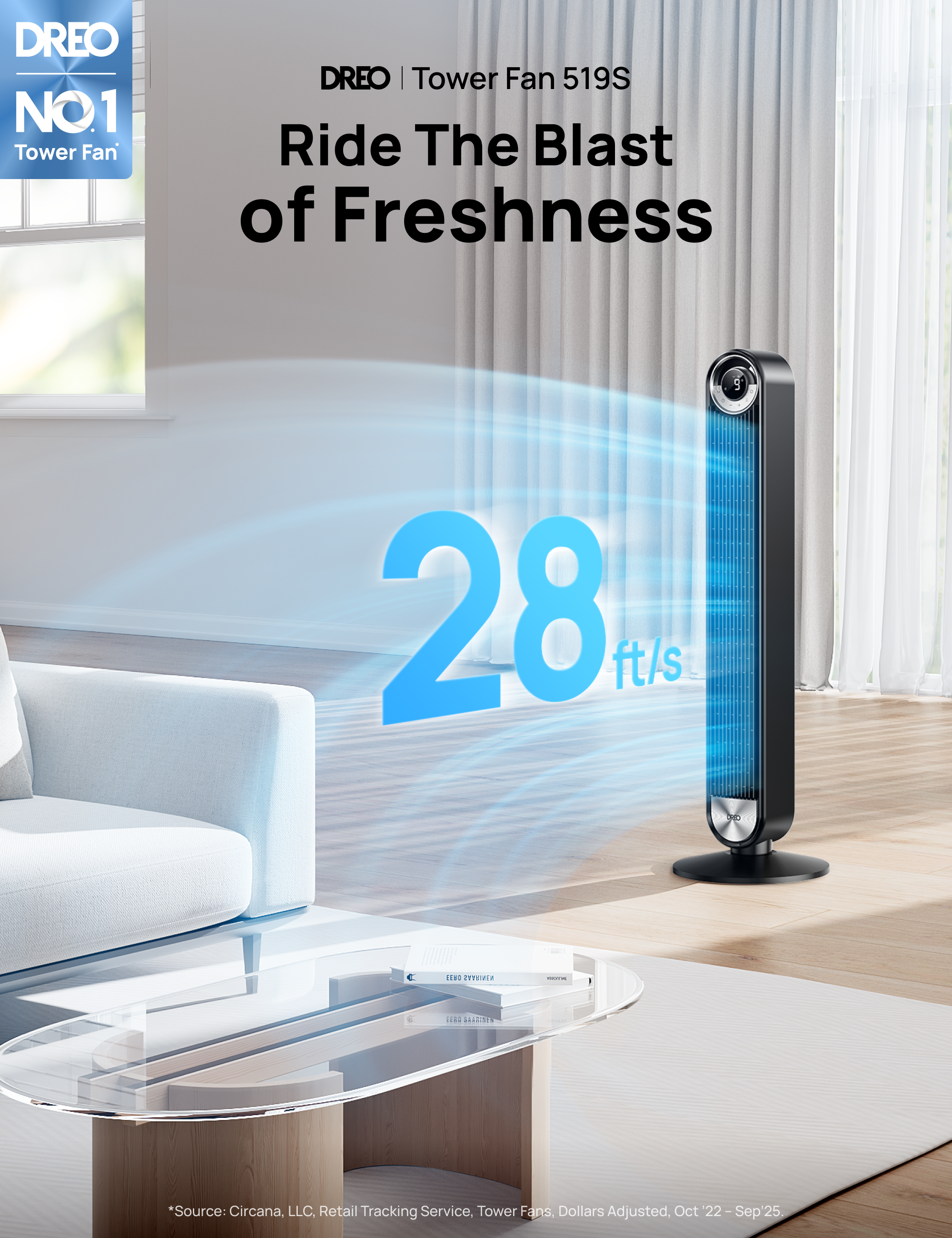 TurboPoly™ Fan 707S & Tower Fan 519