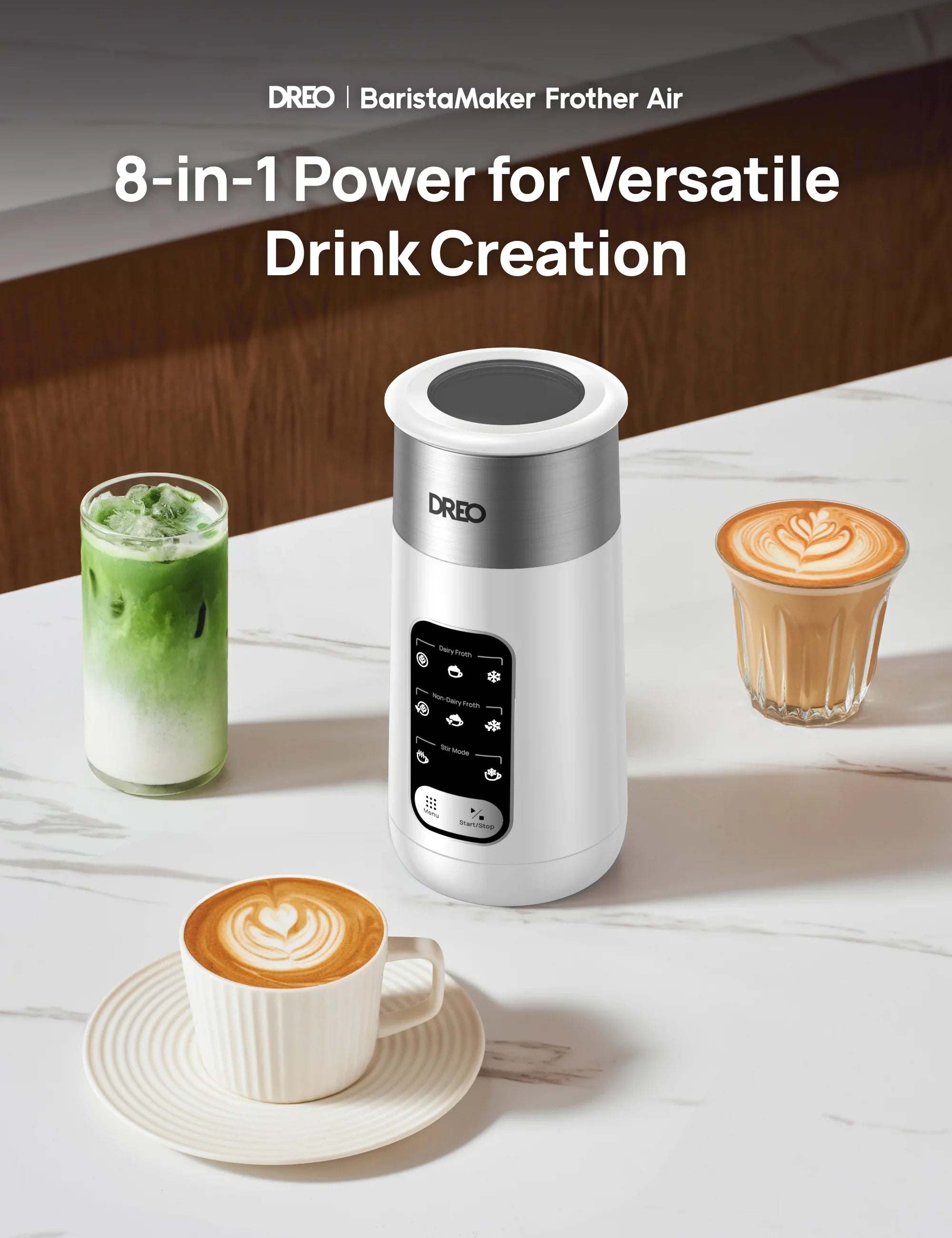 BaristaMaker Milk Frother Air - DREO