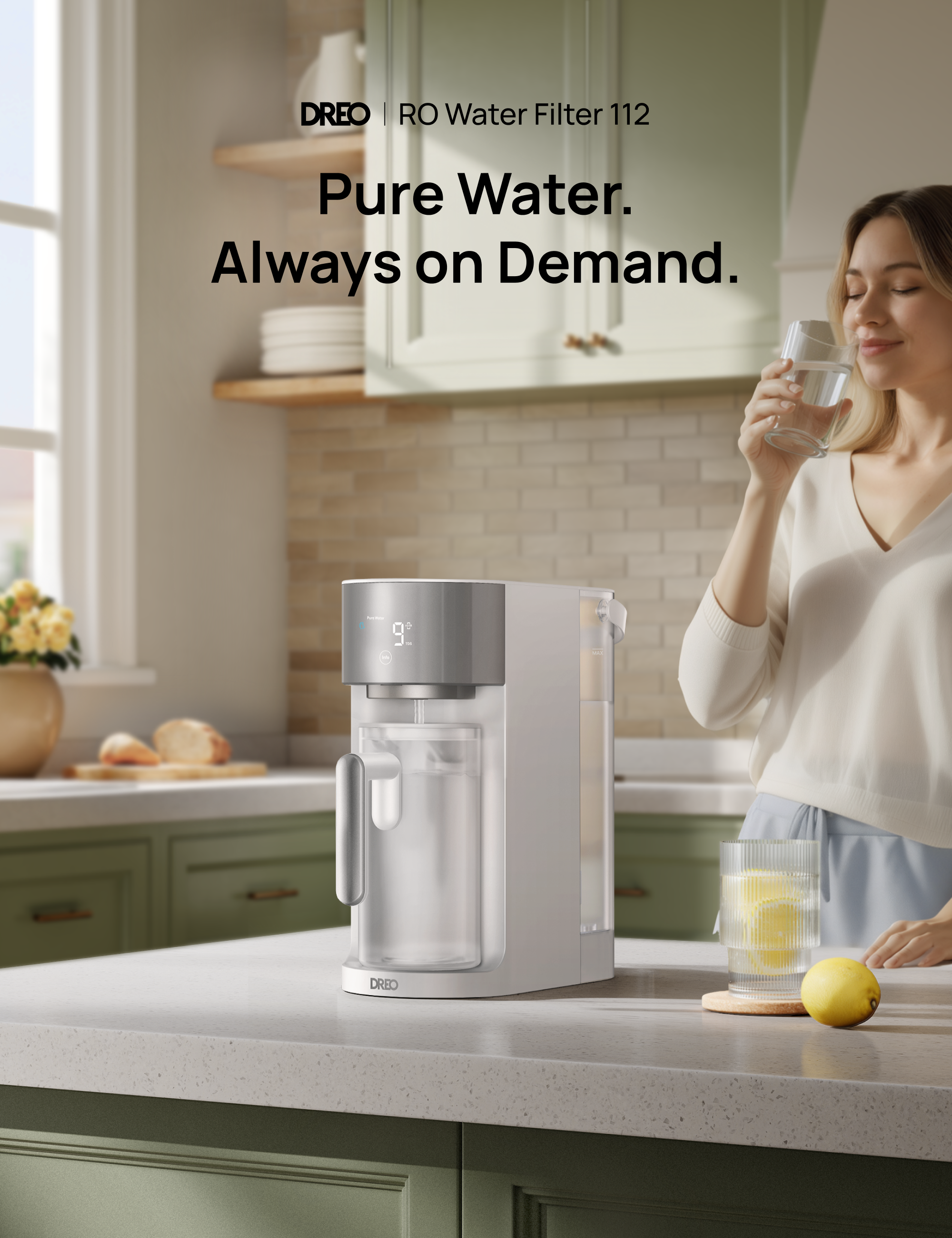 RO Water Filter 112 with Replacement Filter