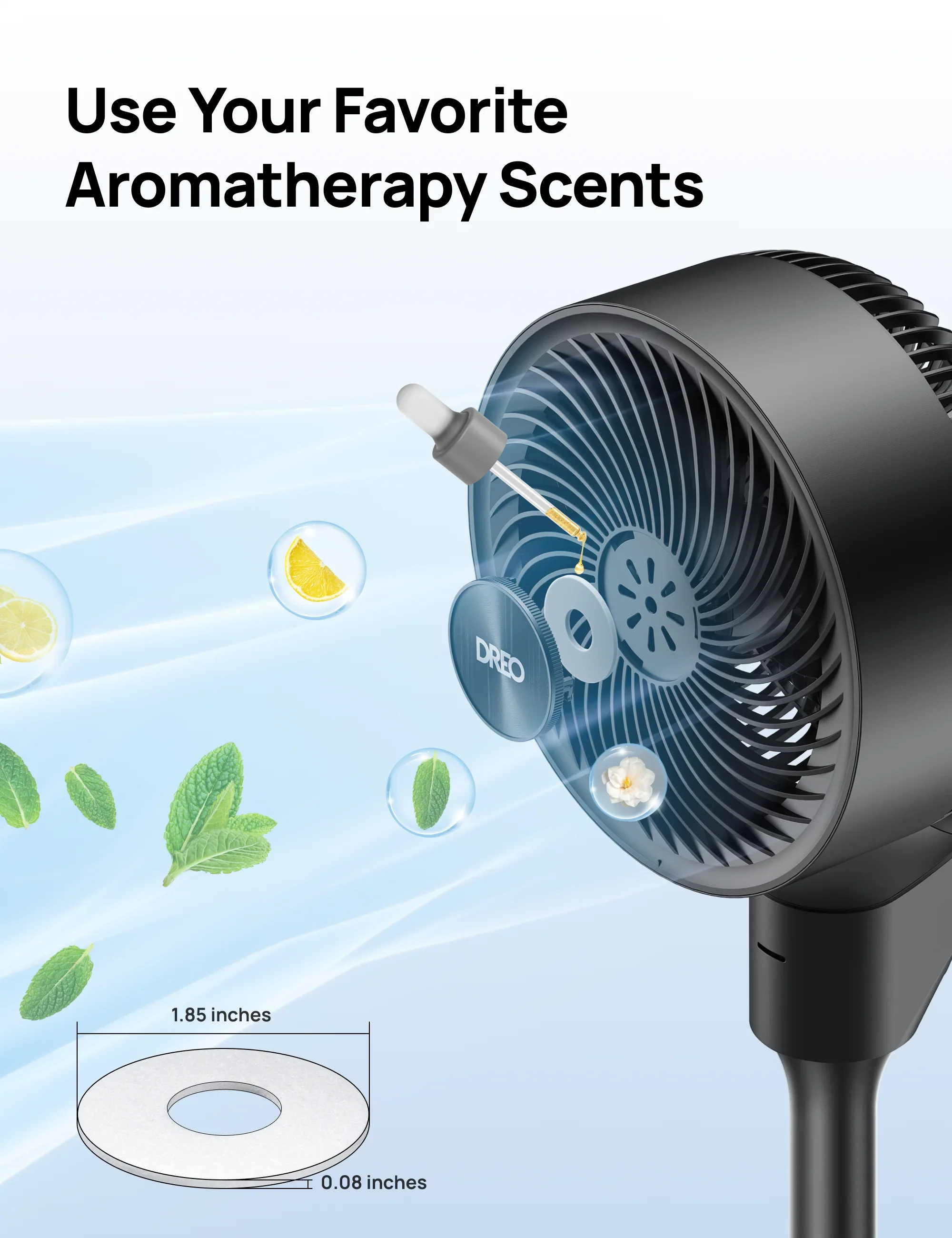 Aroma Pads 10-Pack for TurboPoly™ Fan 306&301, Diffuse Fragrances - DREO