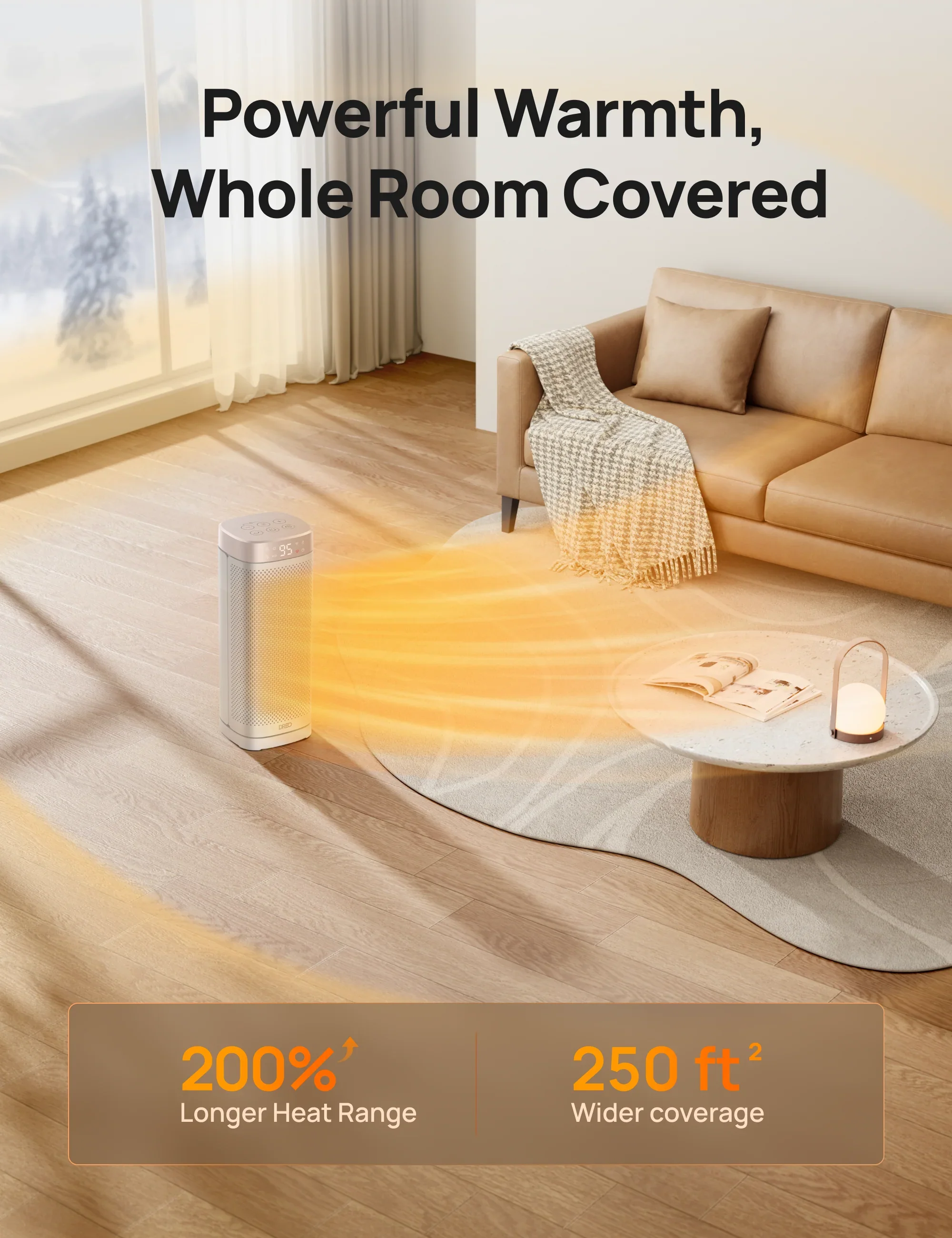 Space Heater Solaris Slim H2 (new) - DREO