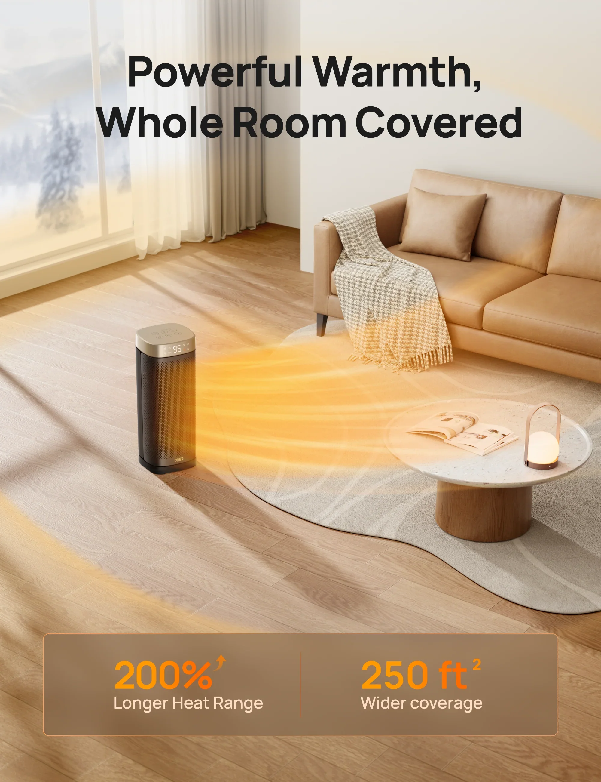 Space Heater Solaris Slim H2 (new) - DREO