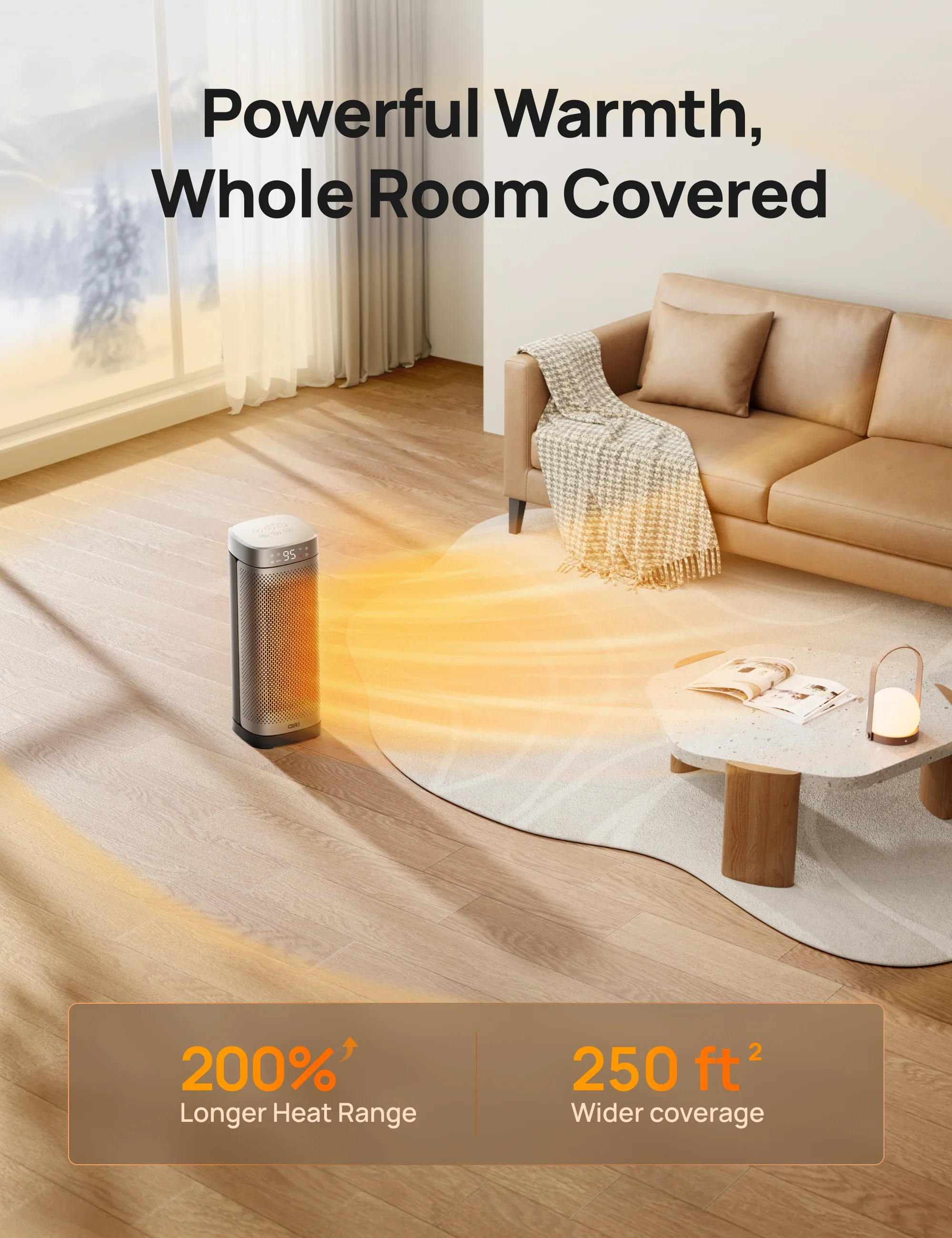 Space Heater Solaris Slim H2 (new) - DREO