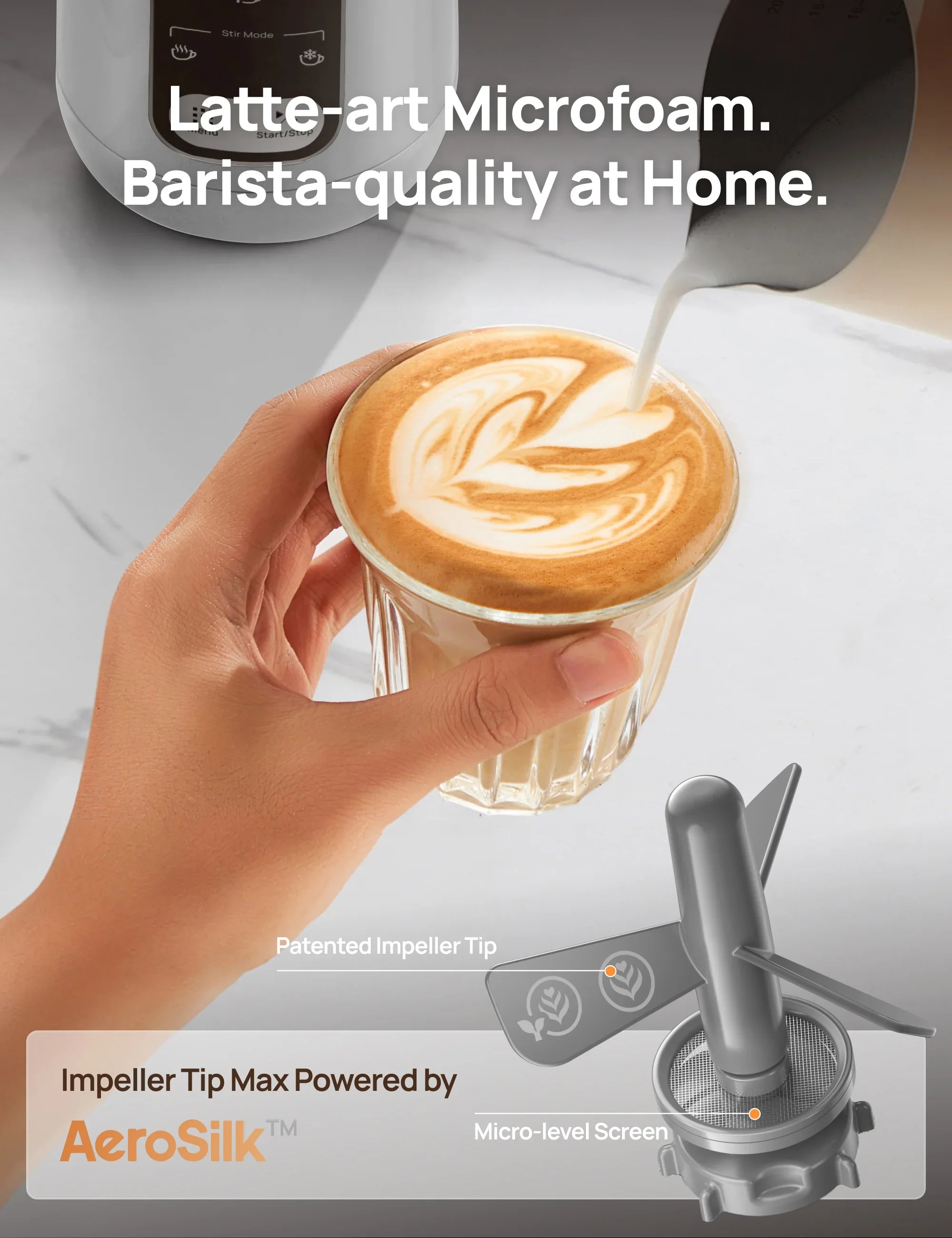 BaristaMaker Milk Frother Air - DREO